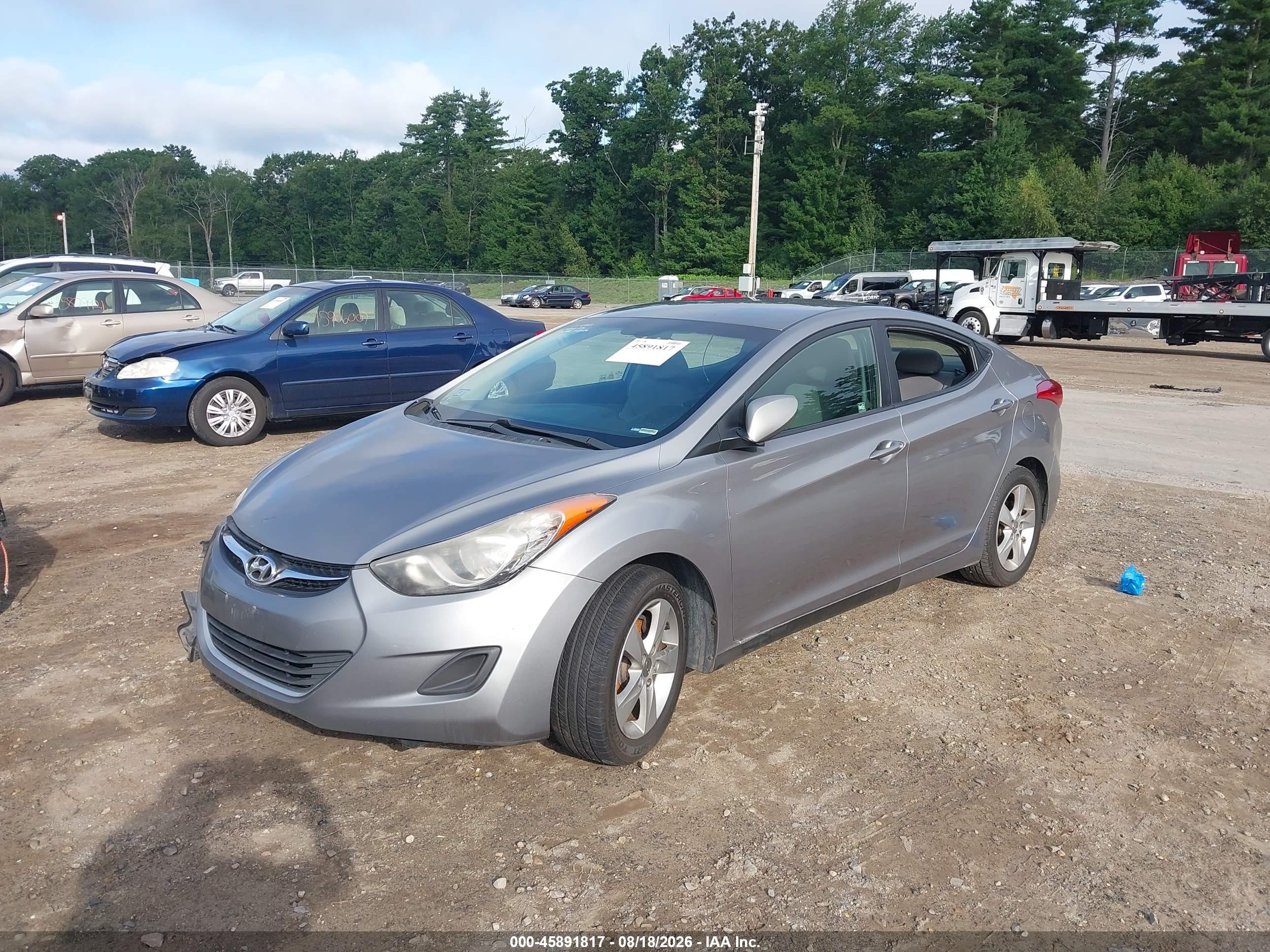 2011 Hyundai Elantra Gls (ulsan Plant) Silver vin: KMHDH4AE4BU131757