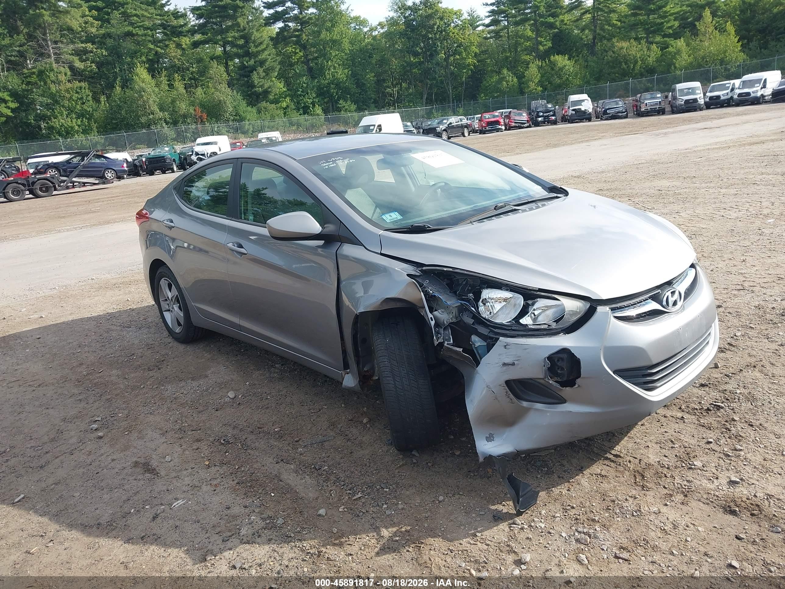 2011 Hyundai Elantra Gls (ulsan Plant) Silver vin: KMHDH4AE4BU131757