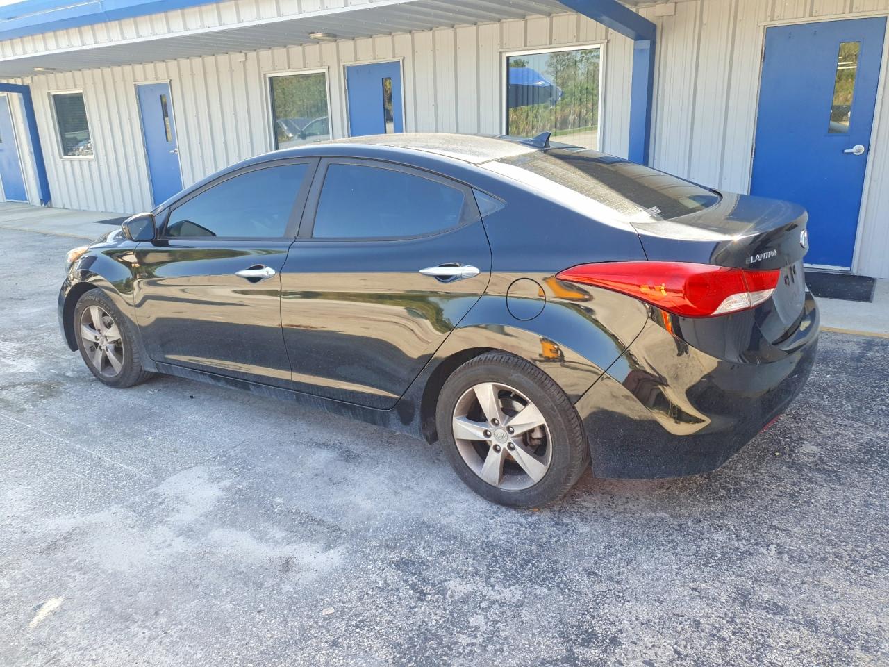 2011 Hyundai Elantra Gls Black vin: KMHDH4AE4BU132424