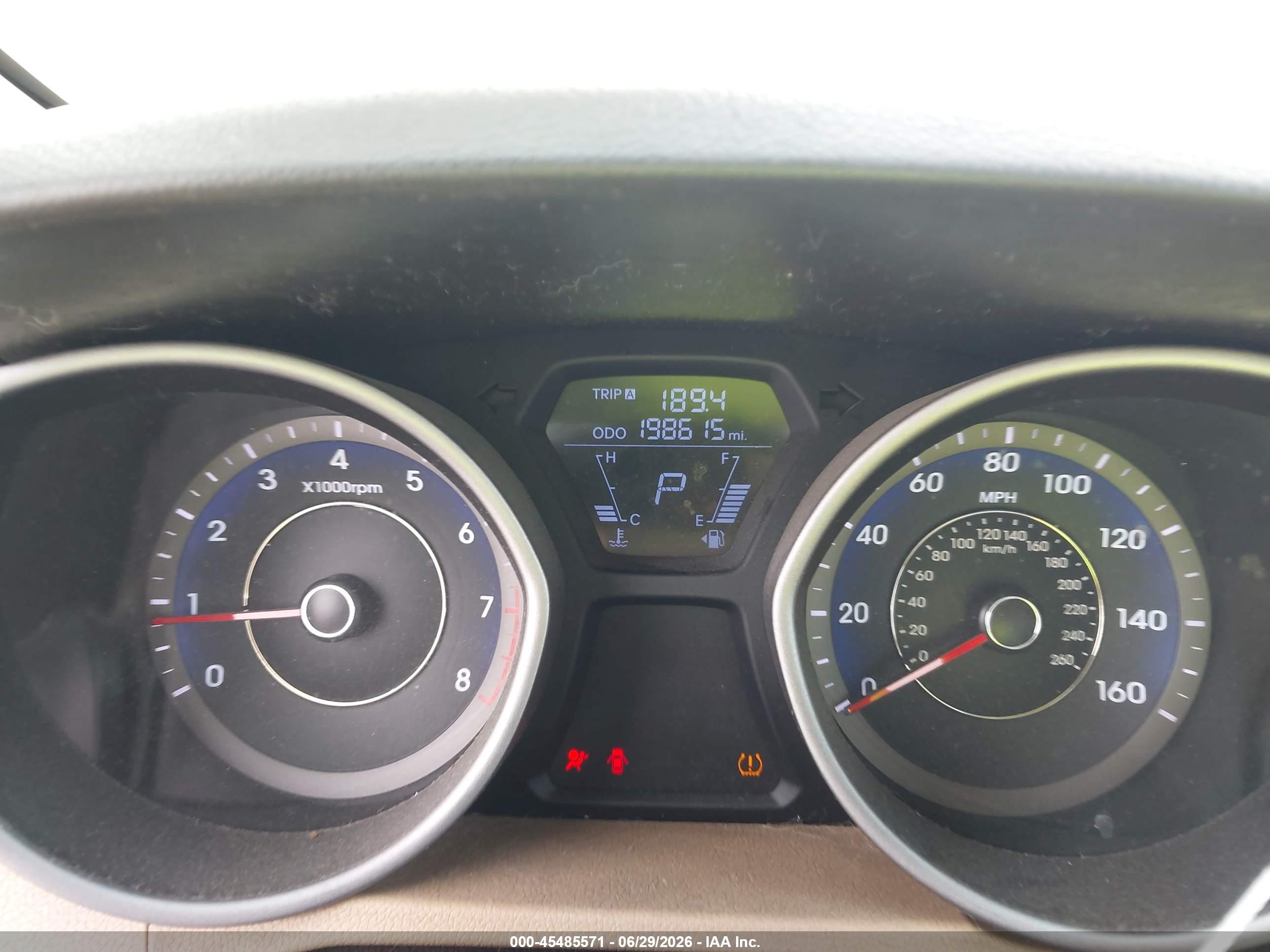 2011 Hyundai Elantra Gls (ulsan Plant) Red vin: KMHDH4AE4BU135873
