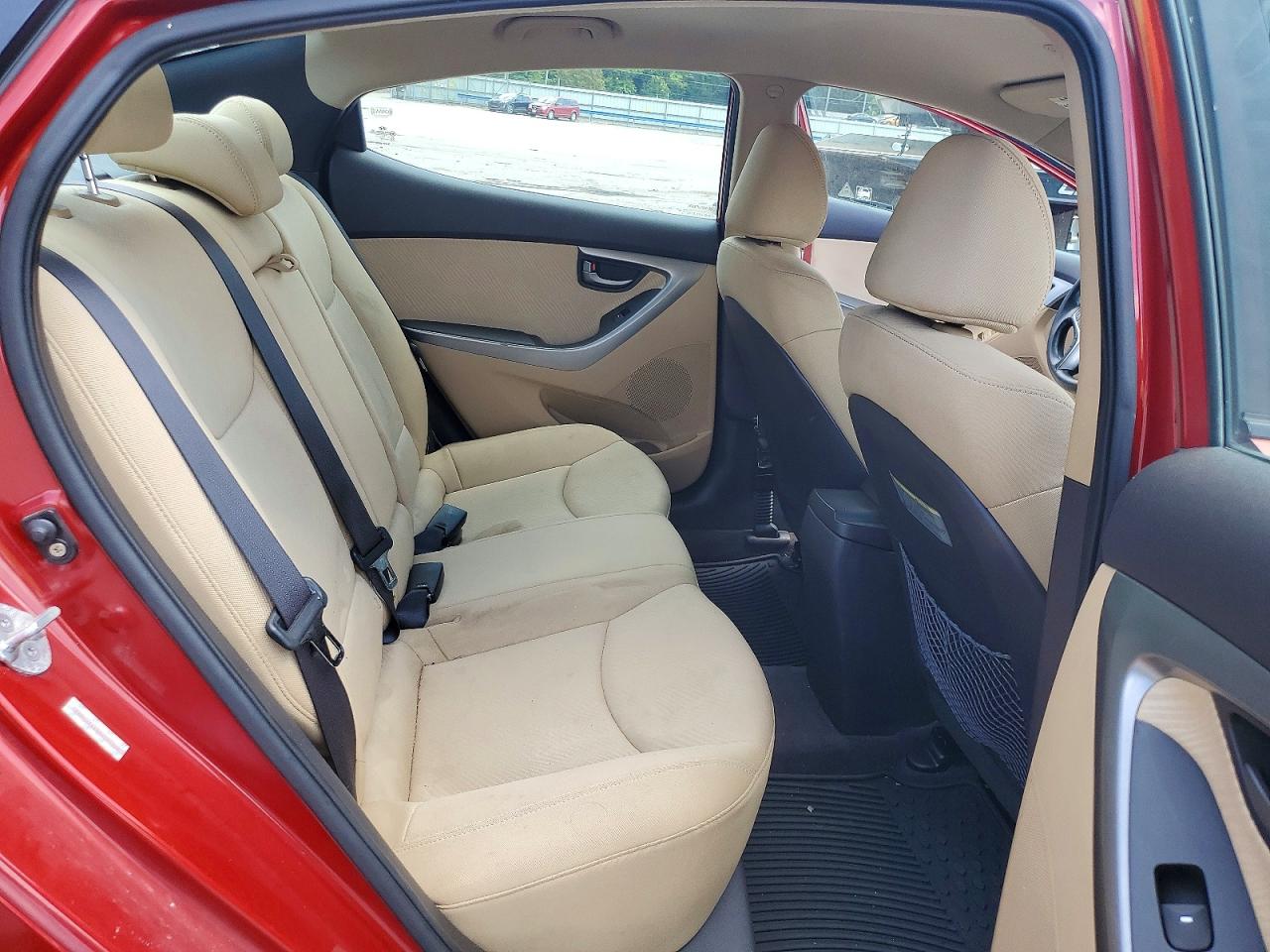 2011 Hyundai Elantra Gls Red vin: KMHDH4AE4BU141138