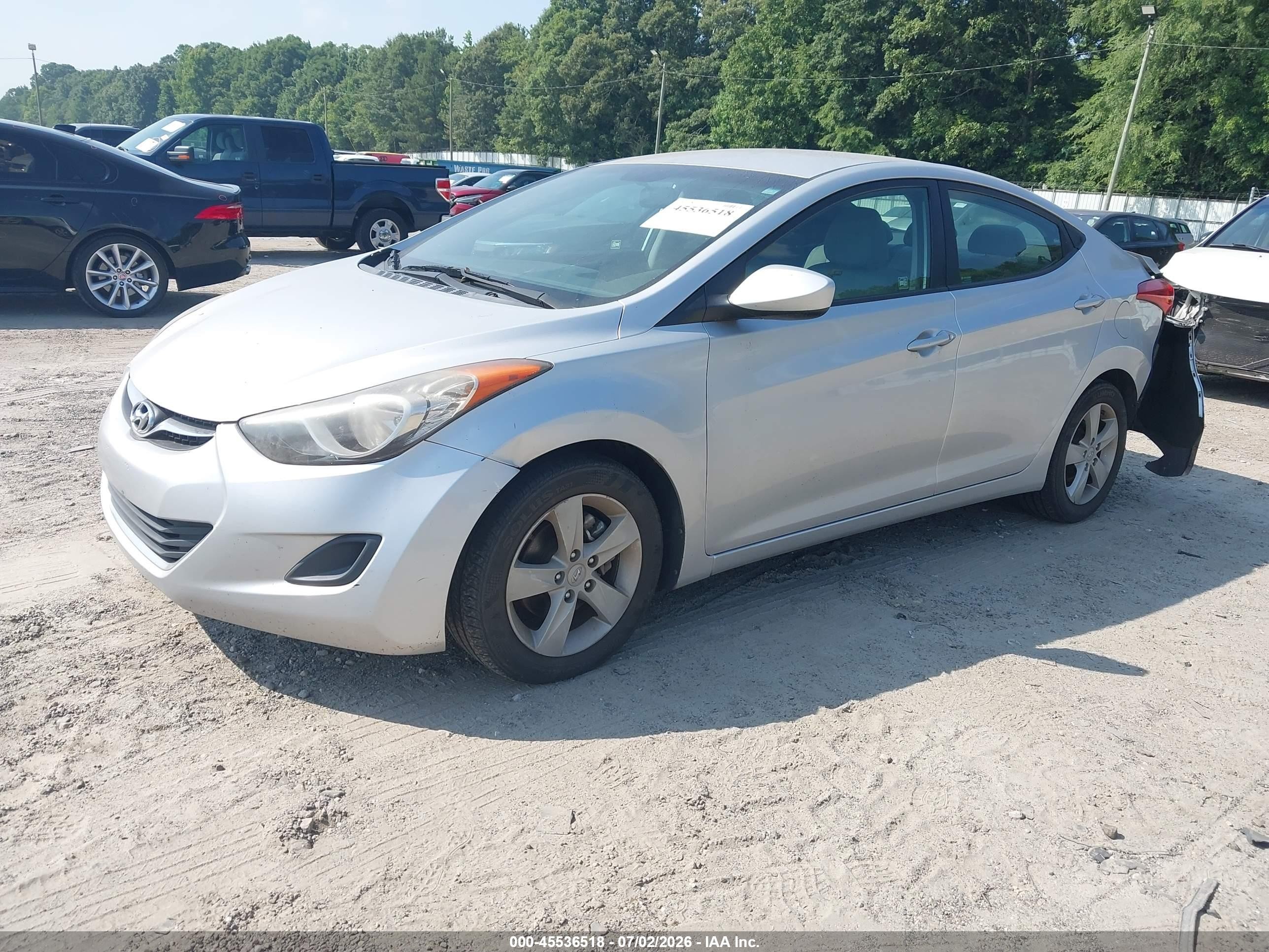 2011 Hyundai Elantra Gls (ulsan Plant) Silver vin: KMHDH4AE4BU147795