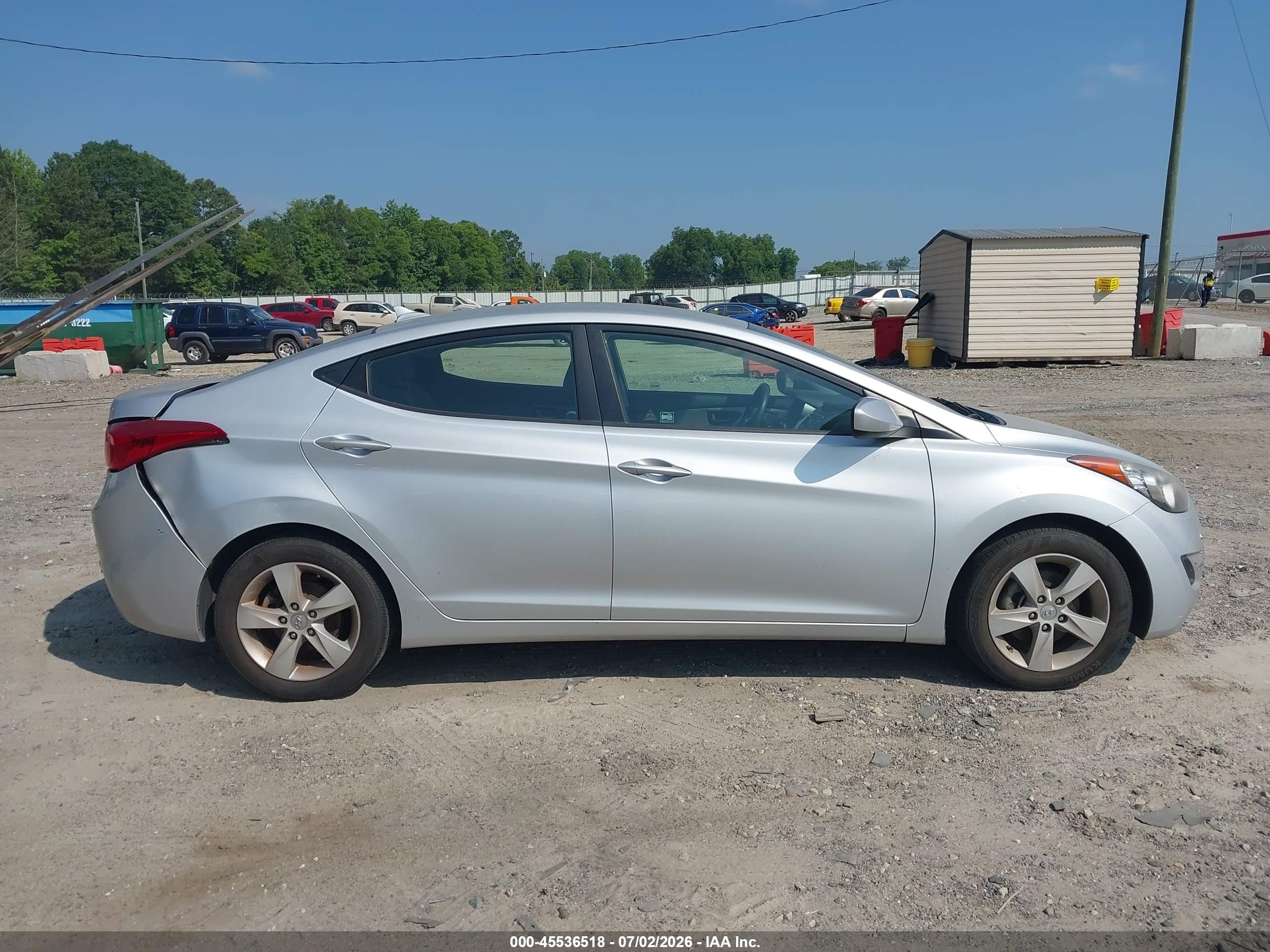 2011 Hyundai Elantra Gls (ulsan Plant) Silver vin: KMHDH4AE4BU147795