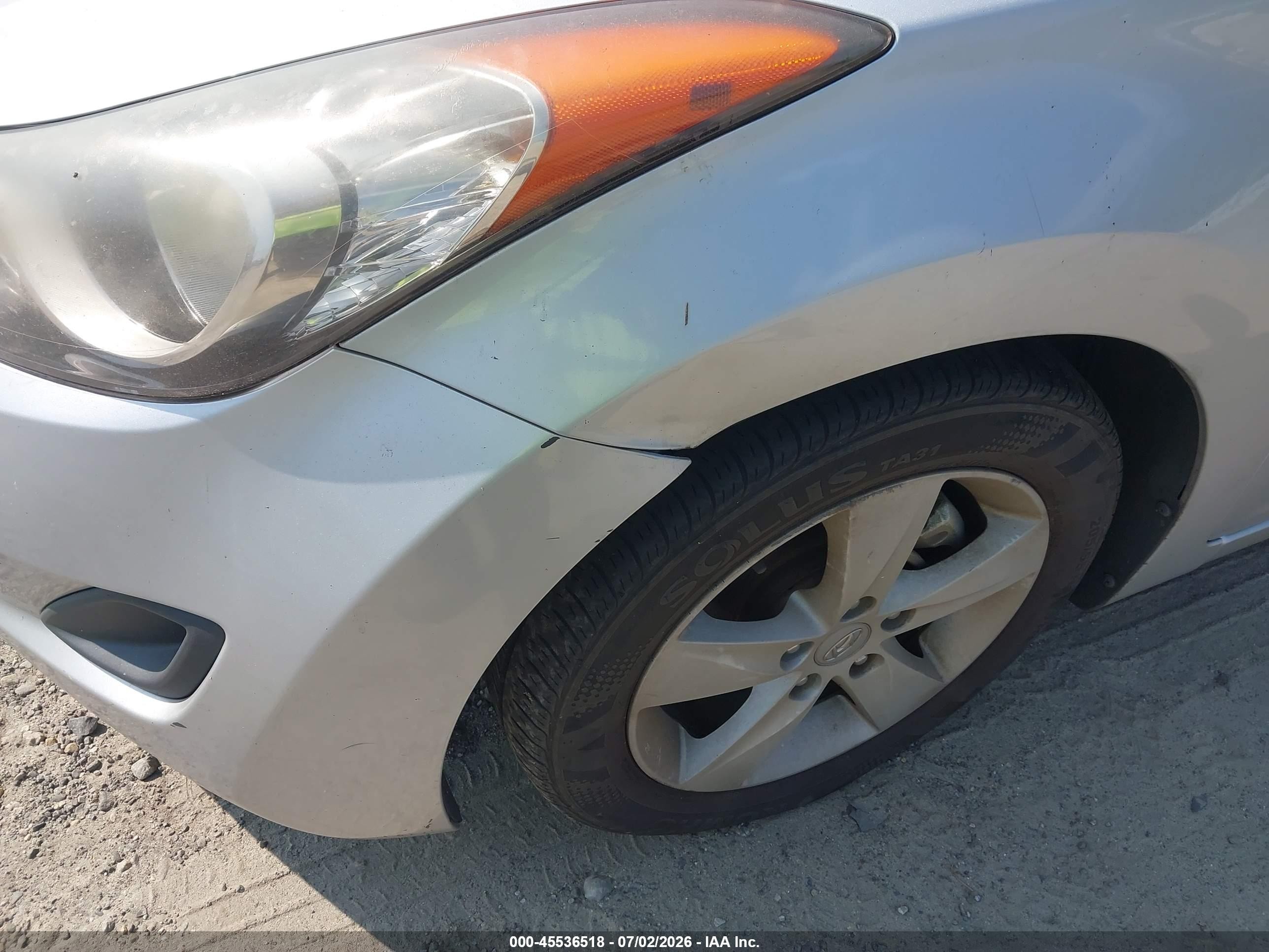 2011 Hyundai Elantra Gls (ulsan Plant) Silver vin: KMHDH4AE4BU147795