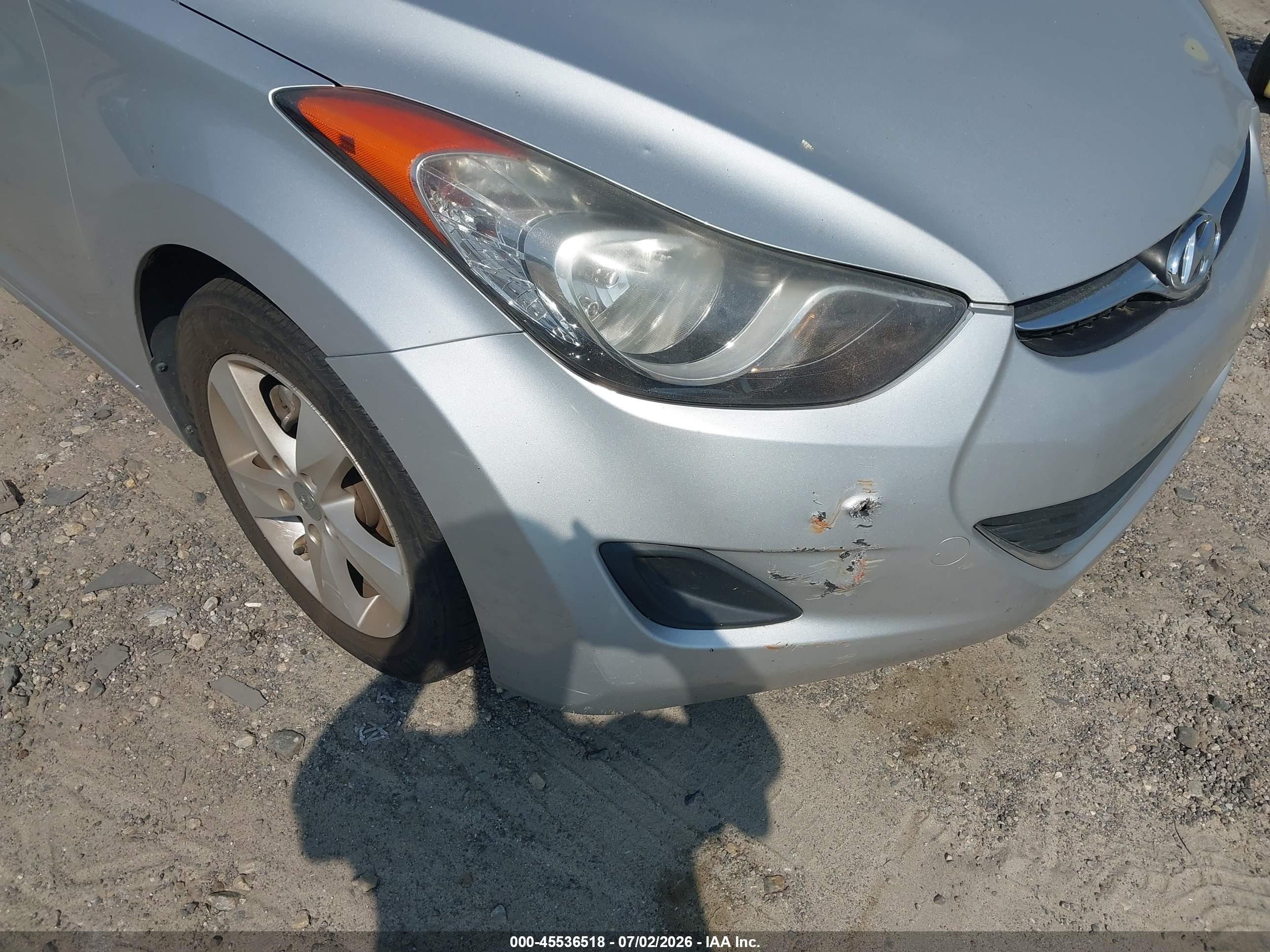 2011 Hyundai Elantra Gls (ulsan Plant) Silver vin: KMHDH4AE4BU147795