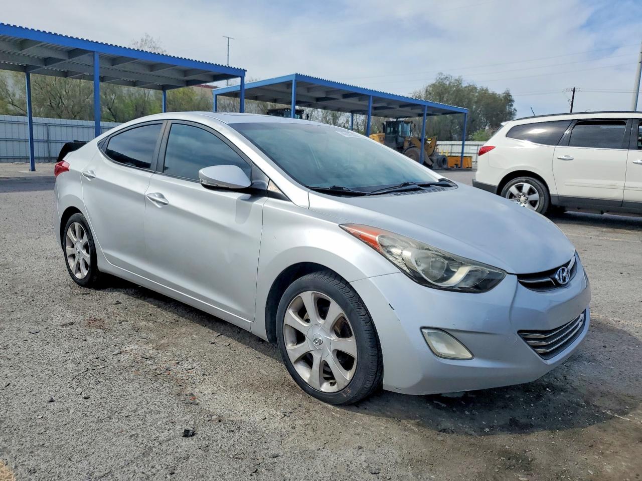2011 Hyundai Elantra Limited Silver vin: KMHDH4AE4BU152351