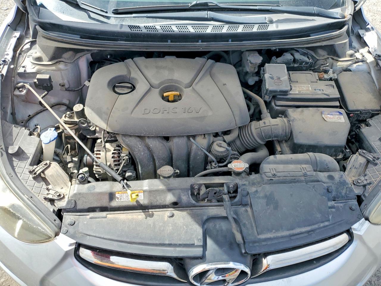 2011 Hyundai Elantra Limited Silver vin: KMHDH4AE4BU152351