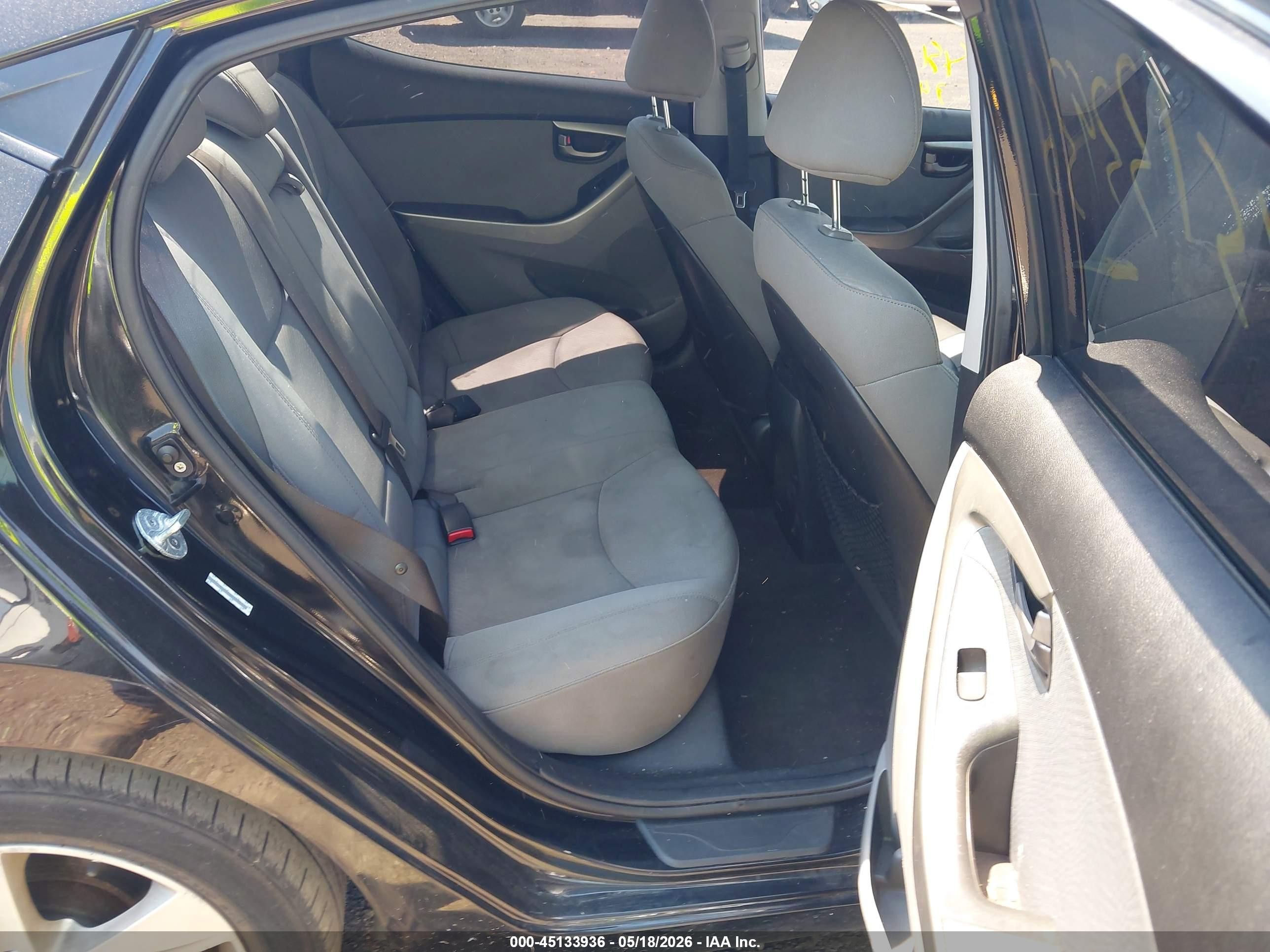 2011 Hyundai Elantra Gls (ulsan Plant) Black vin: KMHDH4AE4BU159431