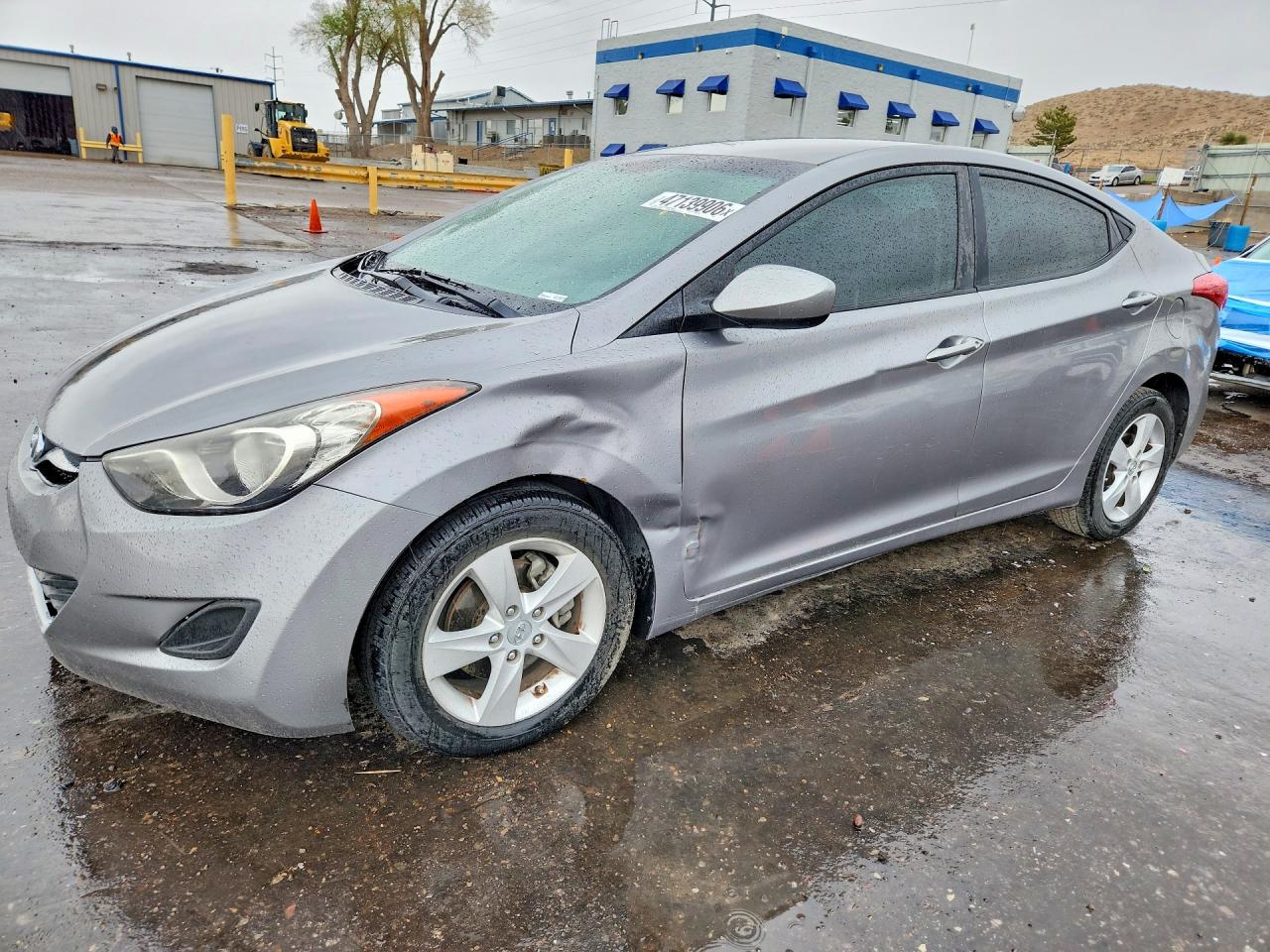 2011 Hyundai Elantra Silver vin: KMHDH4AE4BU162359