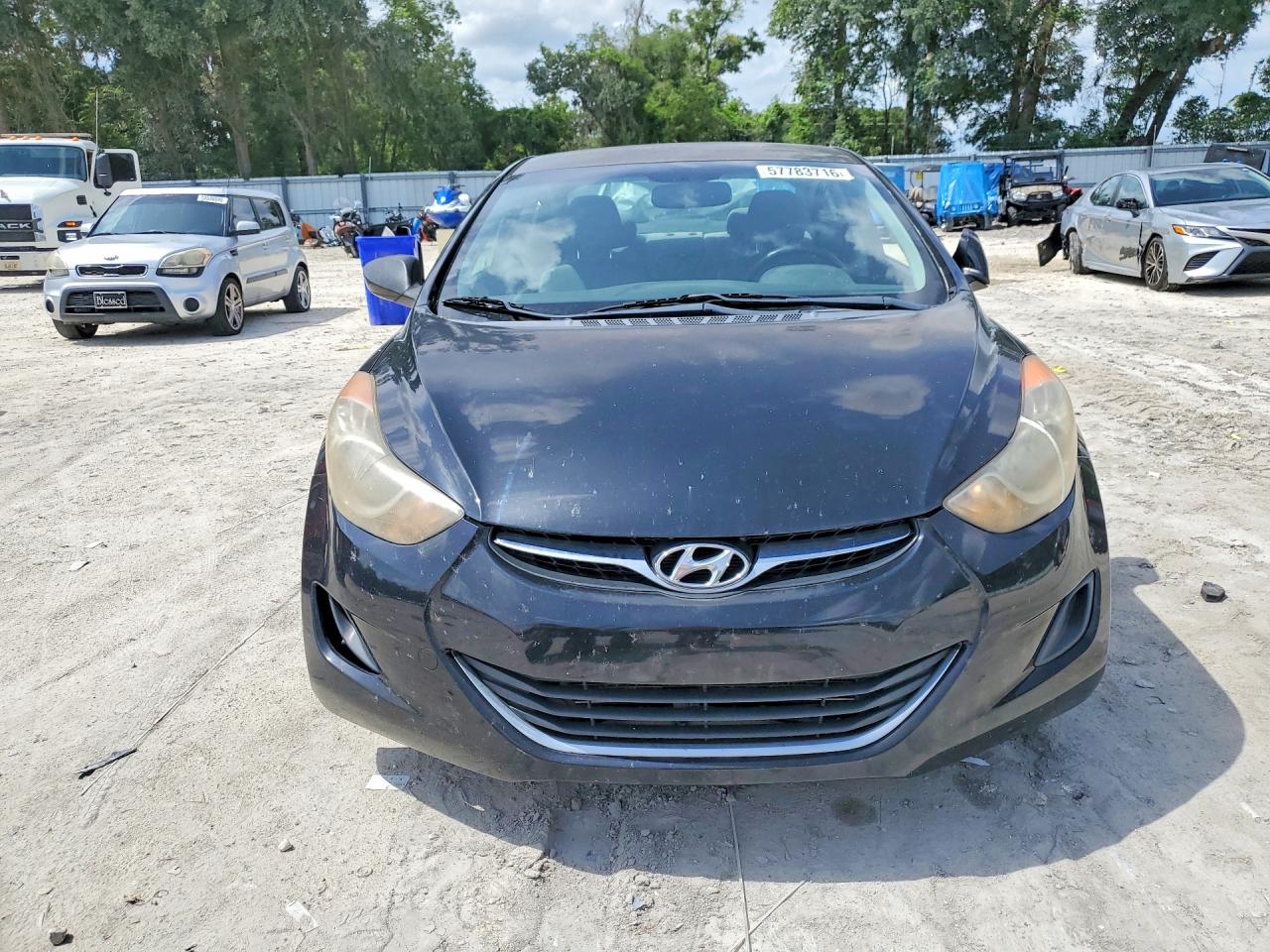 2011 Hyundai Elantra Gls Black vin: KMHDH4AE4BU162779