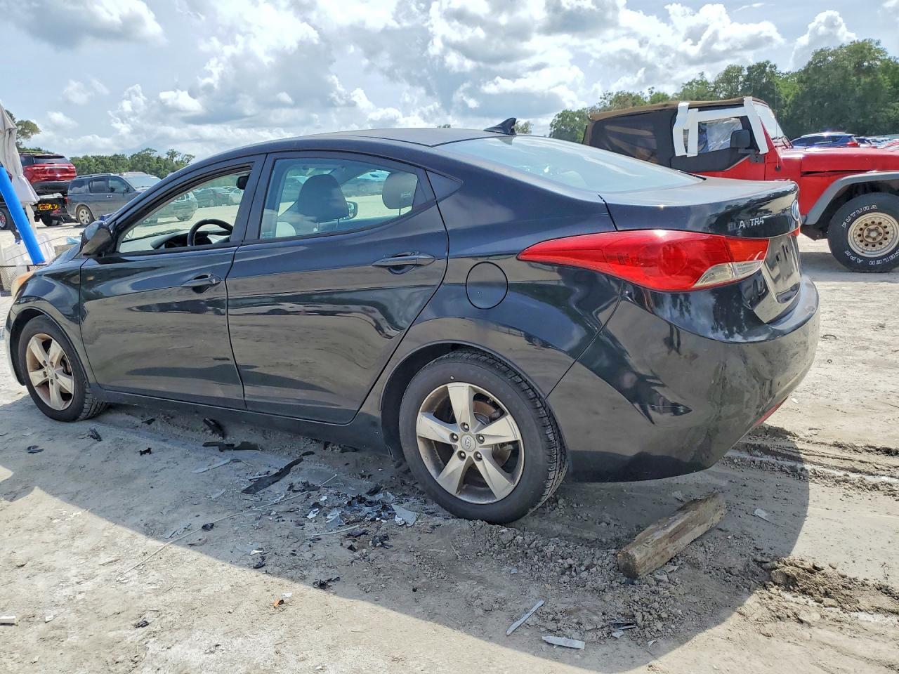 2011 Hyundai Elantra Gls Black vin: KMHDH4AE4BU162779