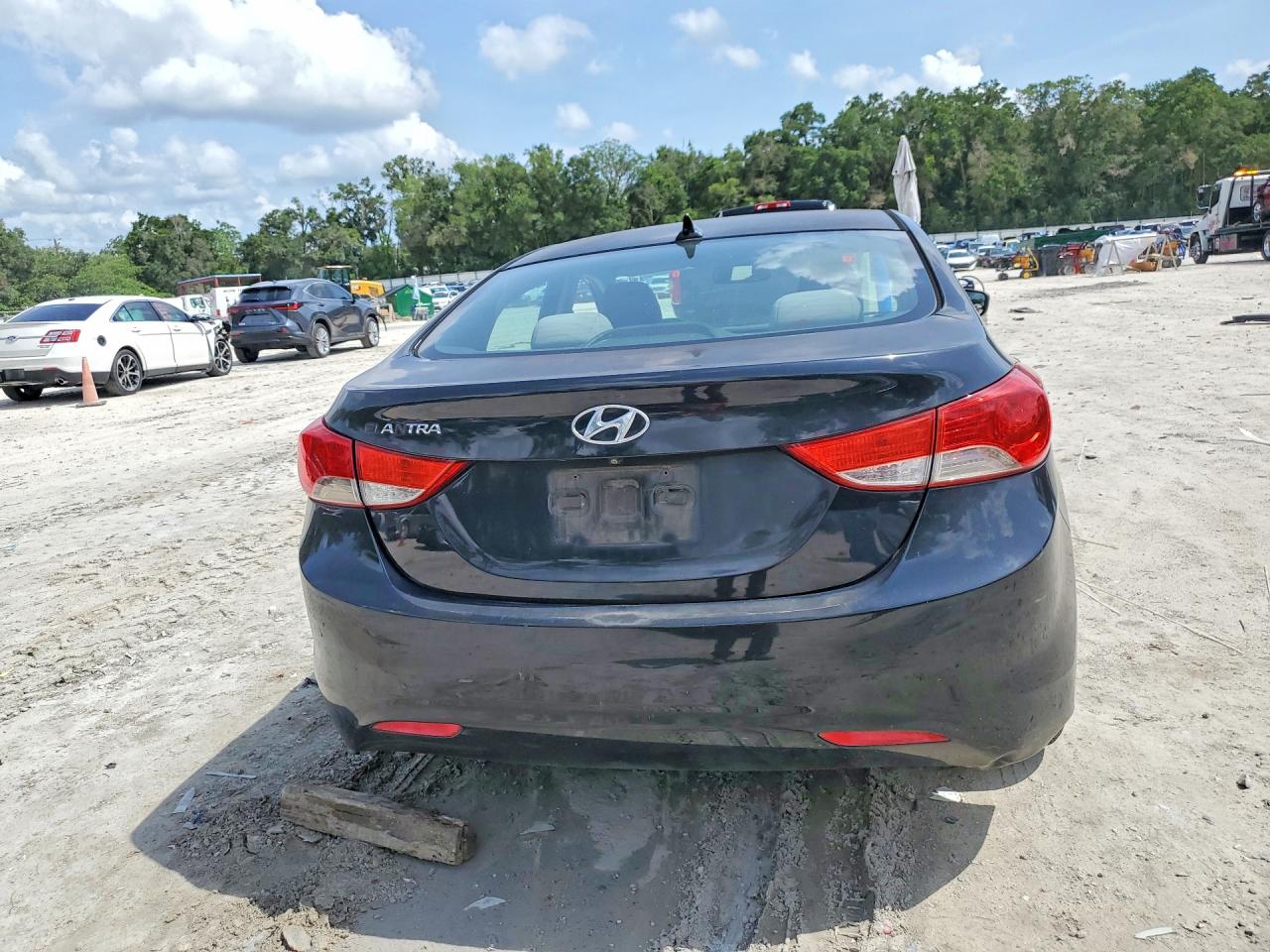 2011 Hyundai Elantra Gls Black vin: KMHDH4AE4BU162779