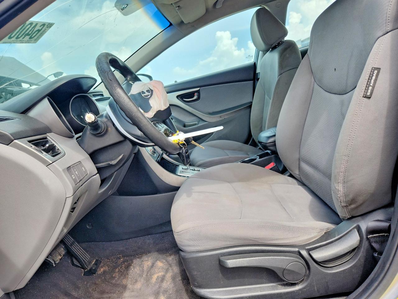 2012 Hyundai Elantra Gls Silver vin: KMHDH4AE4CU218348
