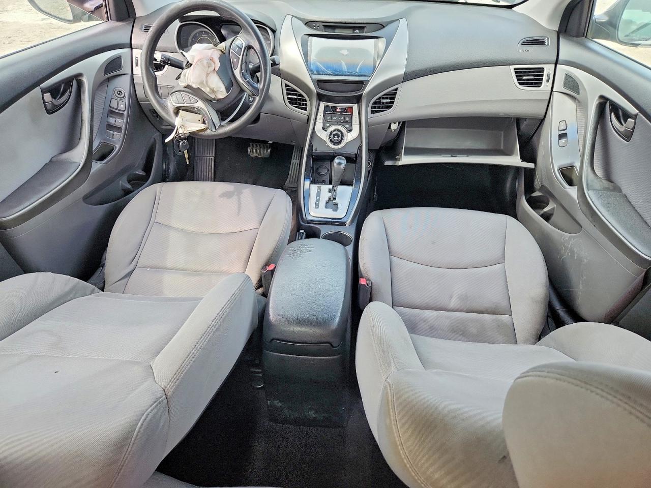 2012 Hyundai Elantra Gls Silver vin: KMHDH4AE4CU218348