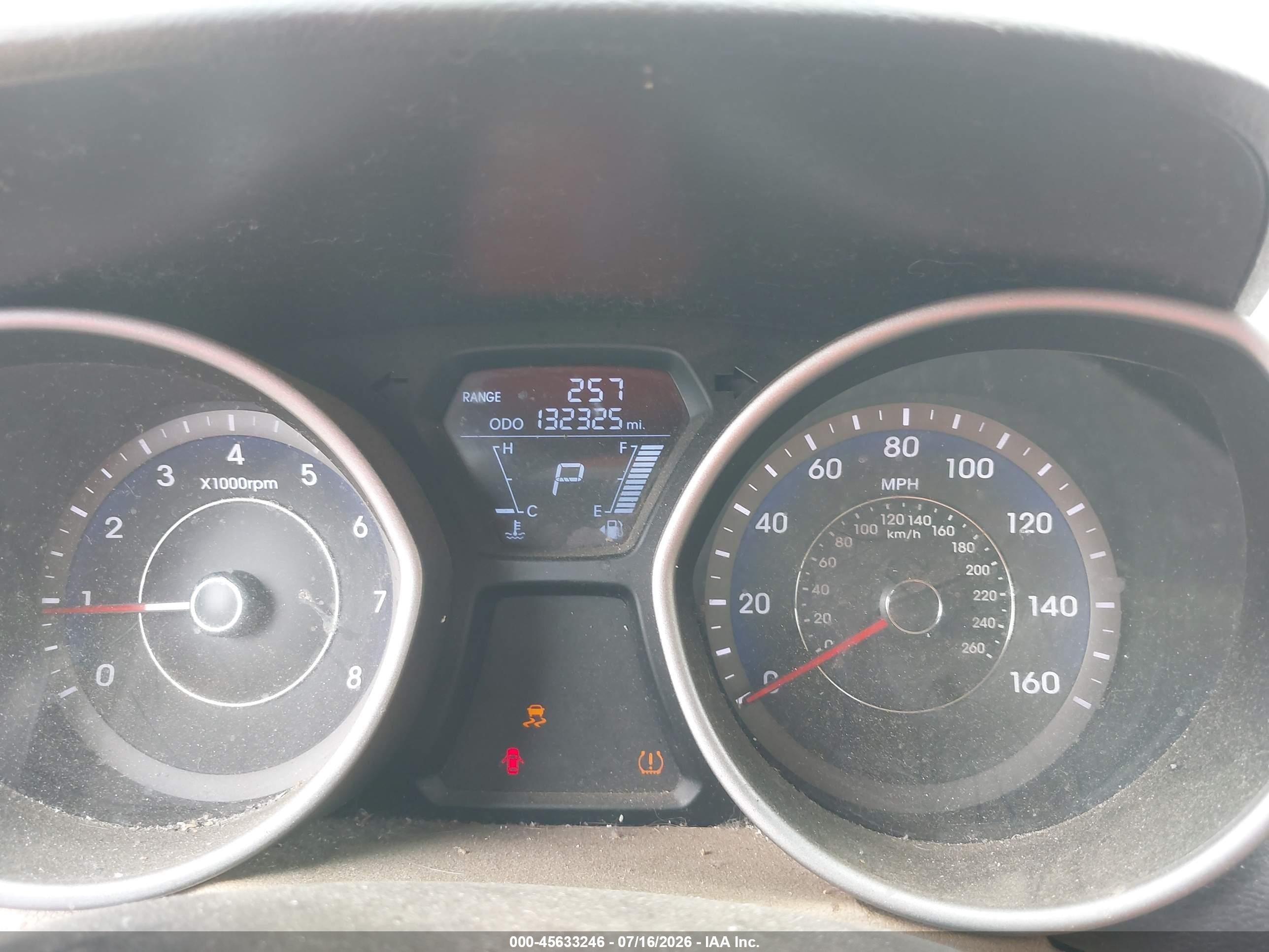 2012 Hyundai Elantra Gls (ulsan Plant) Red vin: KMHDH4AE4CU261832