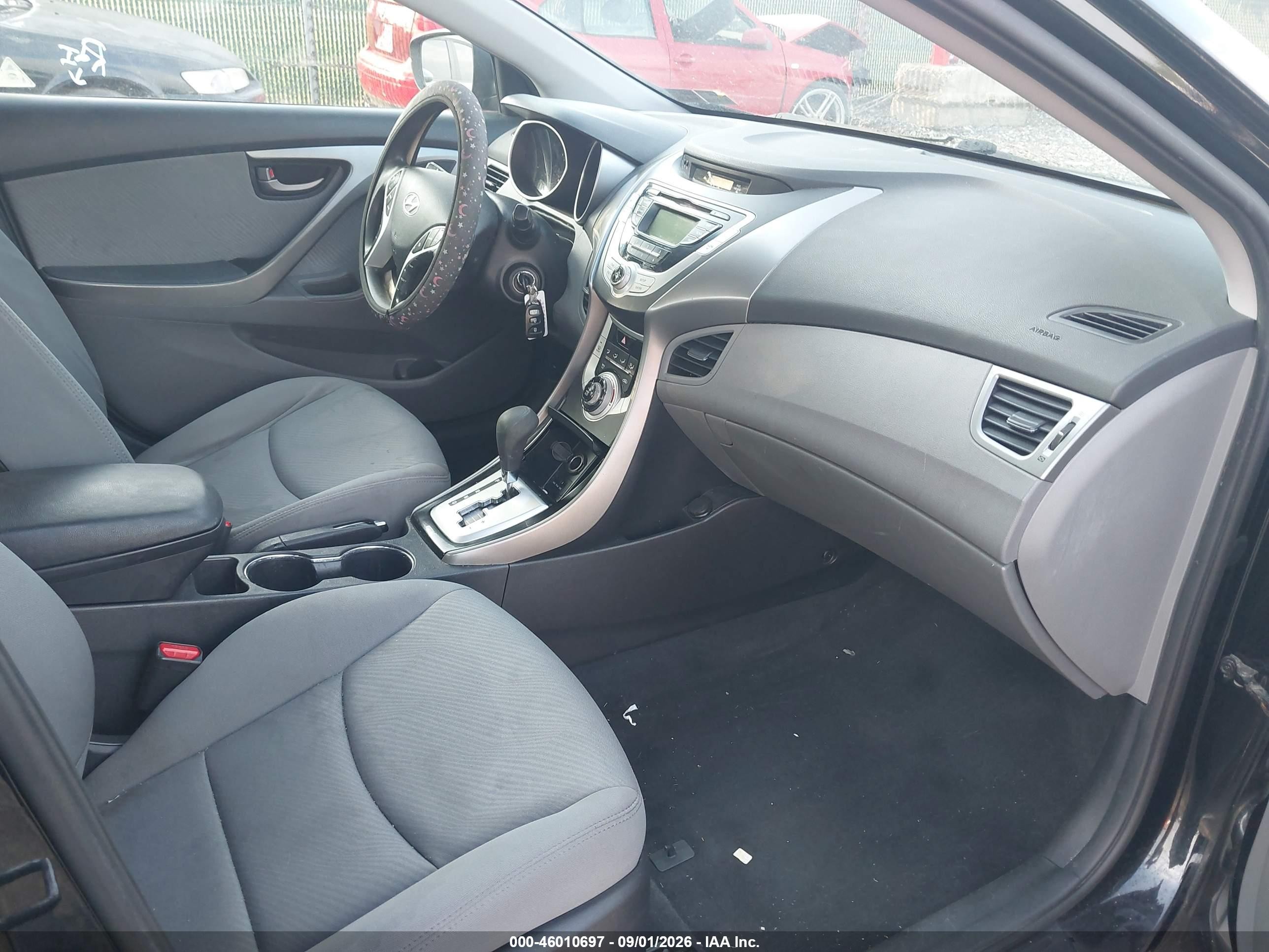2012 Hyundai Elantra Gls (ulsan Plant) Black vin: KMHDH4AE4CU277691