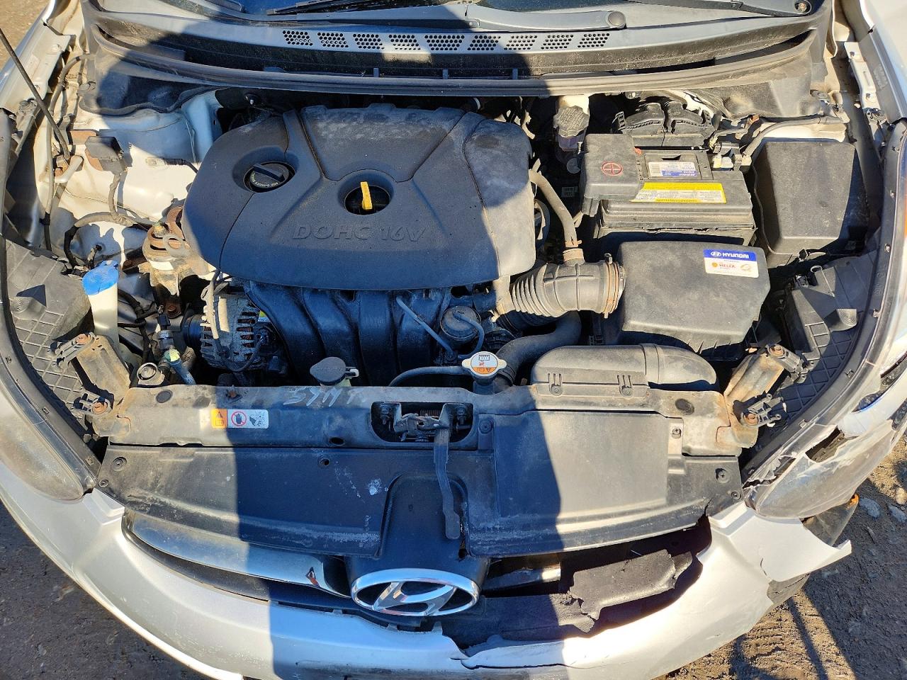 2012 Hyundai Elantra Limited Silver vin: KMHDH4AE4CU291719