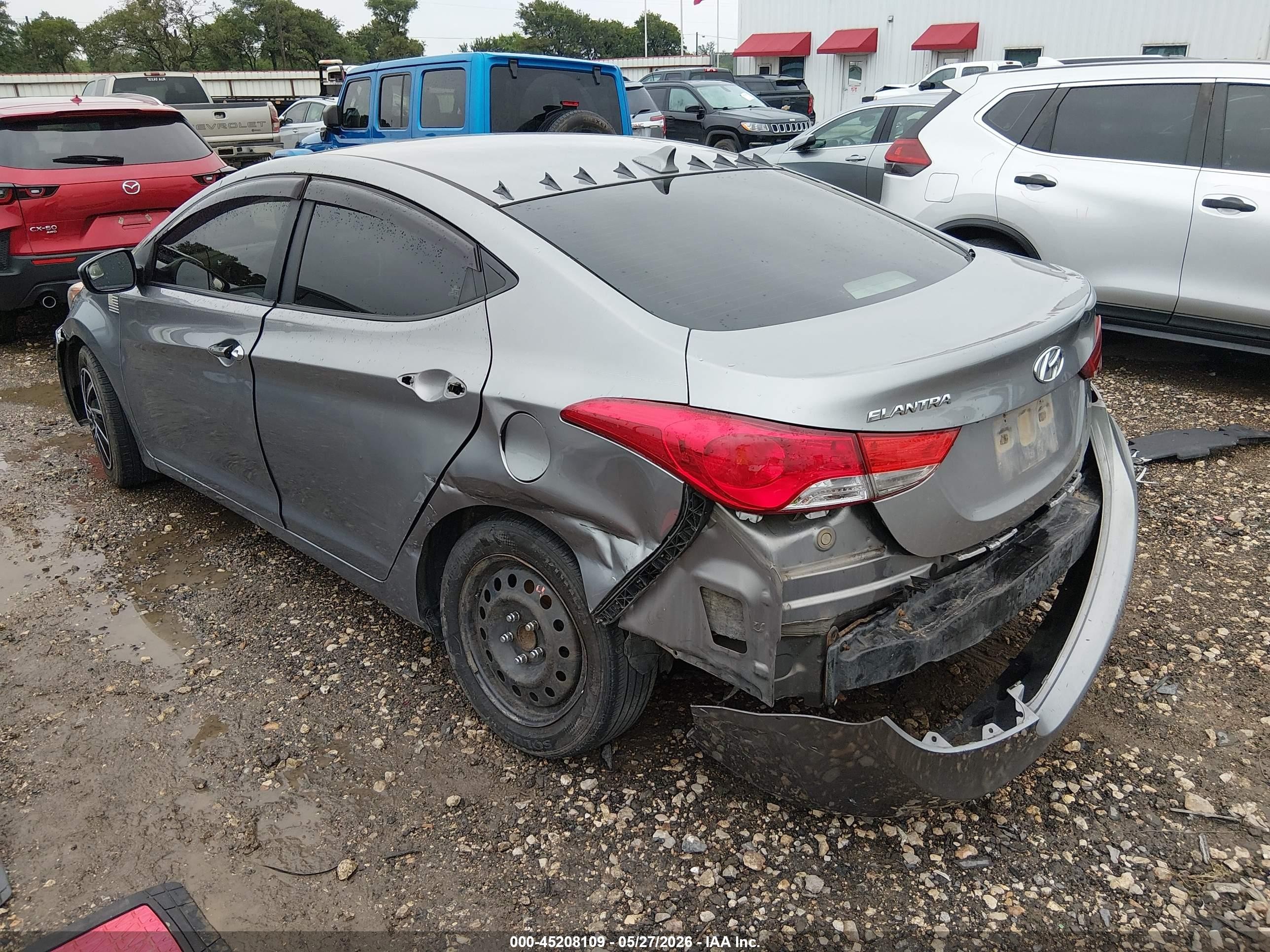 2012 Hyundai Elantra Gls (ulsan Plant) Silver vin: KMHDH4AE4CU299481