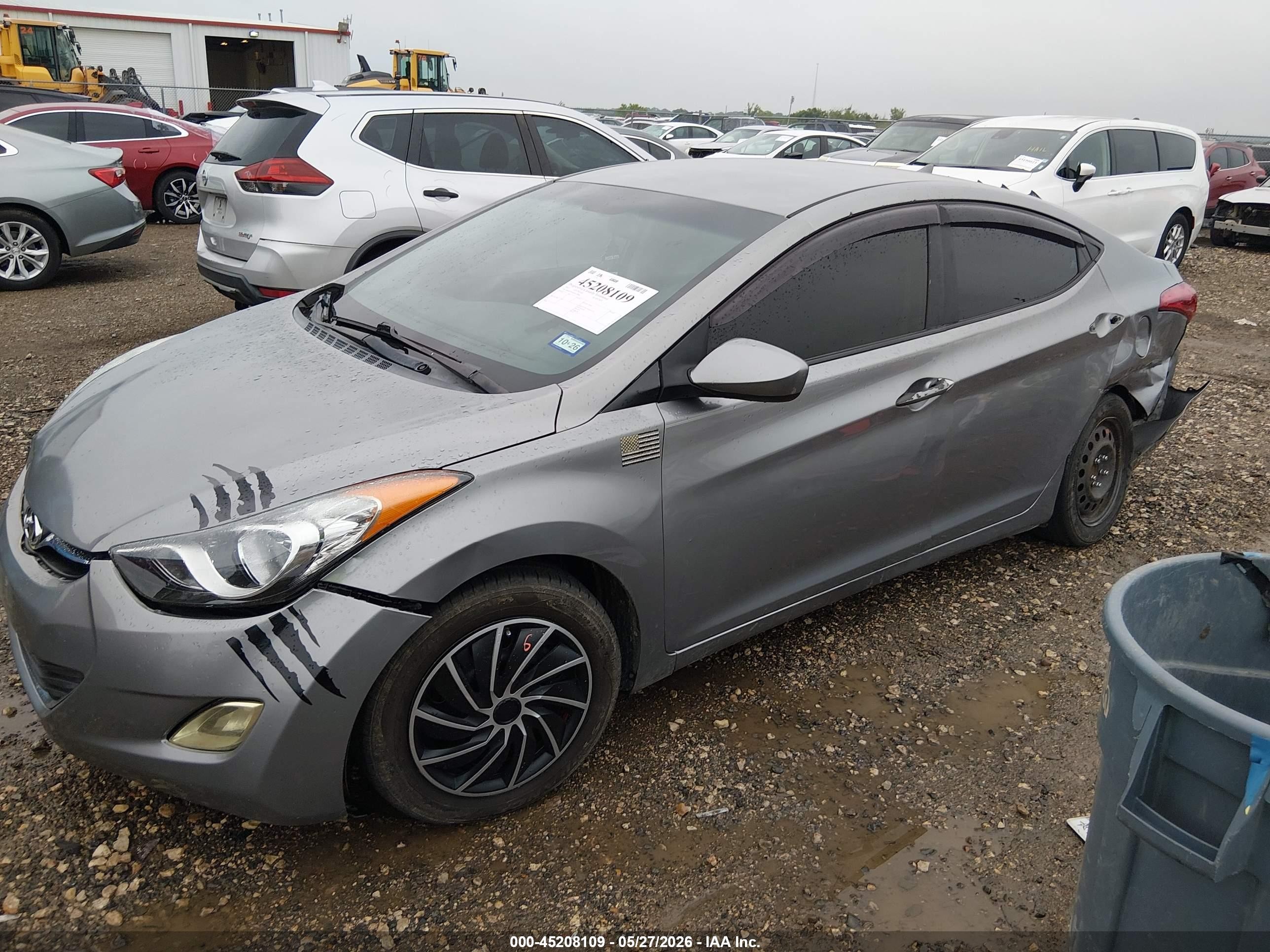 2012 Hyundai Elantra Gls (ulsan Plant) Silver vin: KMHDH4AE4CU299481