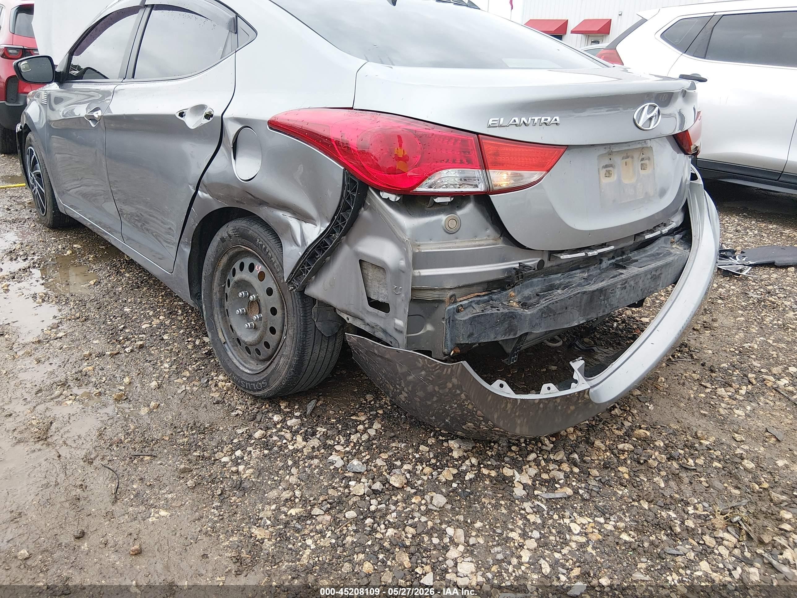 2012 Hyundai Elantra Gls (ulsan Plant) Silver vin: KMHDH4AE4CU299481