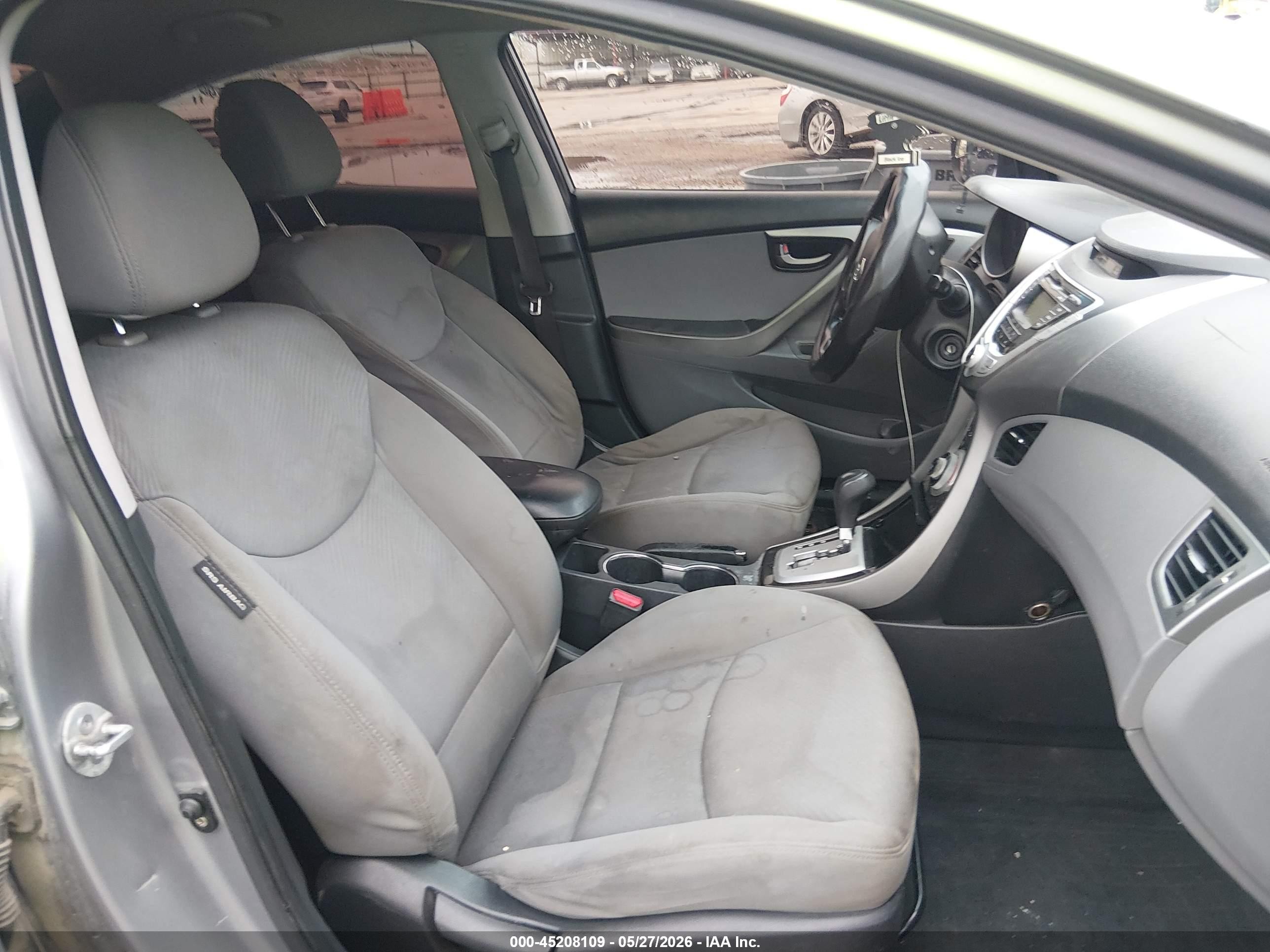 2012 Hyundai Elantra Gls (ulsan Plant) Silver vin: KMHDH4AE4CU299481
