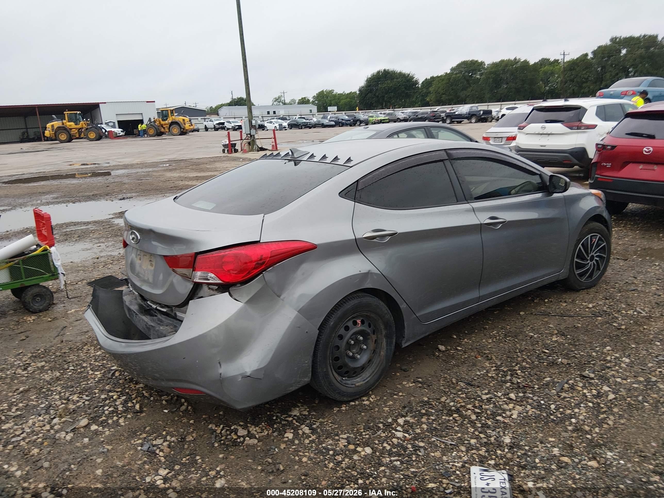 2012 Hyundai Elantra Gls (ulsan Plant) Silver vin: KMHDH4AE4CU299481
