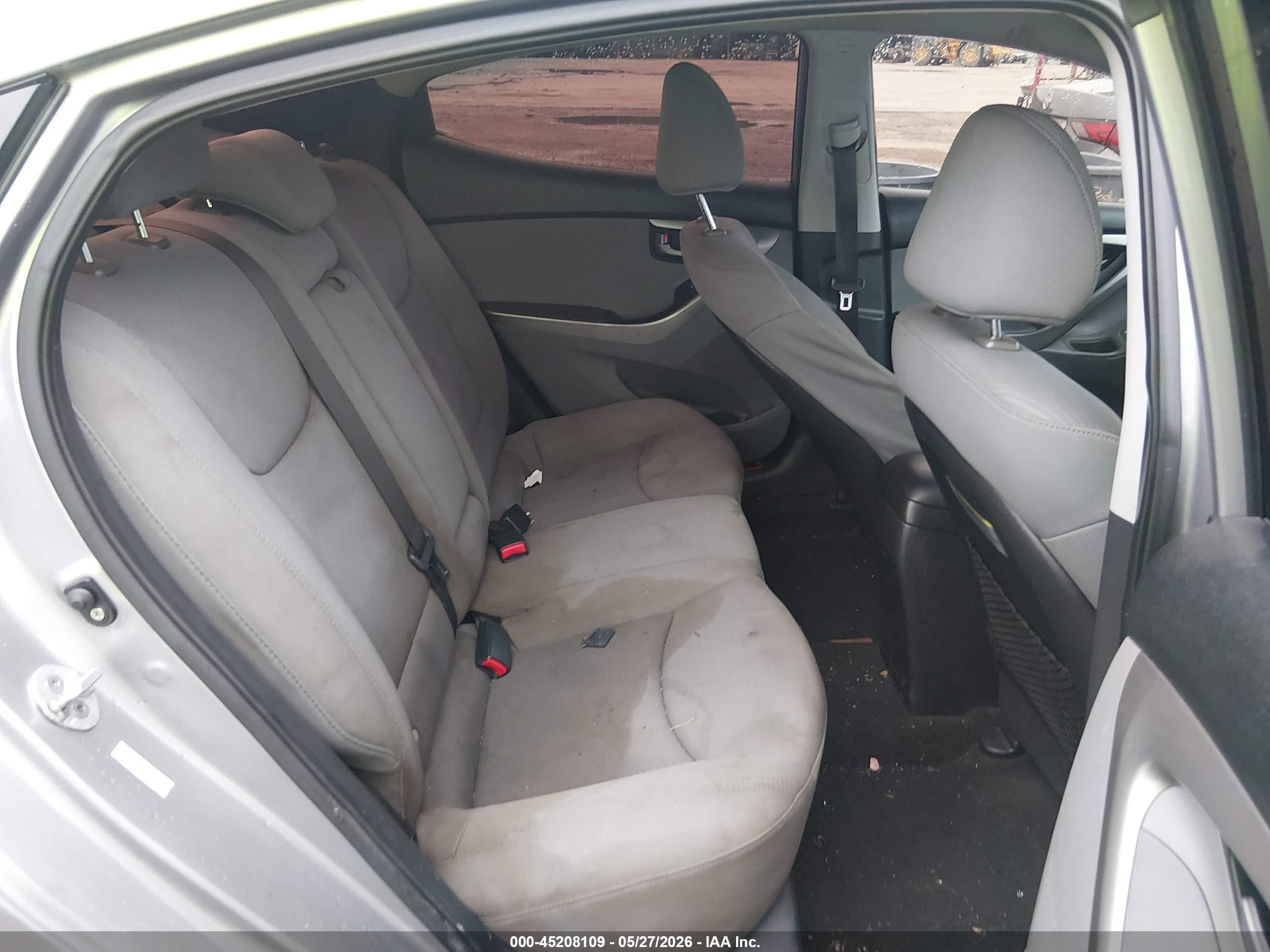 2012 Hyundai Elantra Gls (ulsan Plant) Silver vin: KMHDH4AE4CU299481