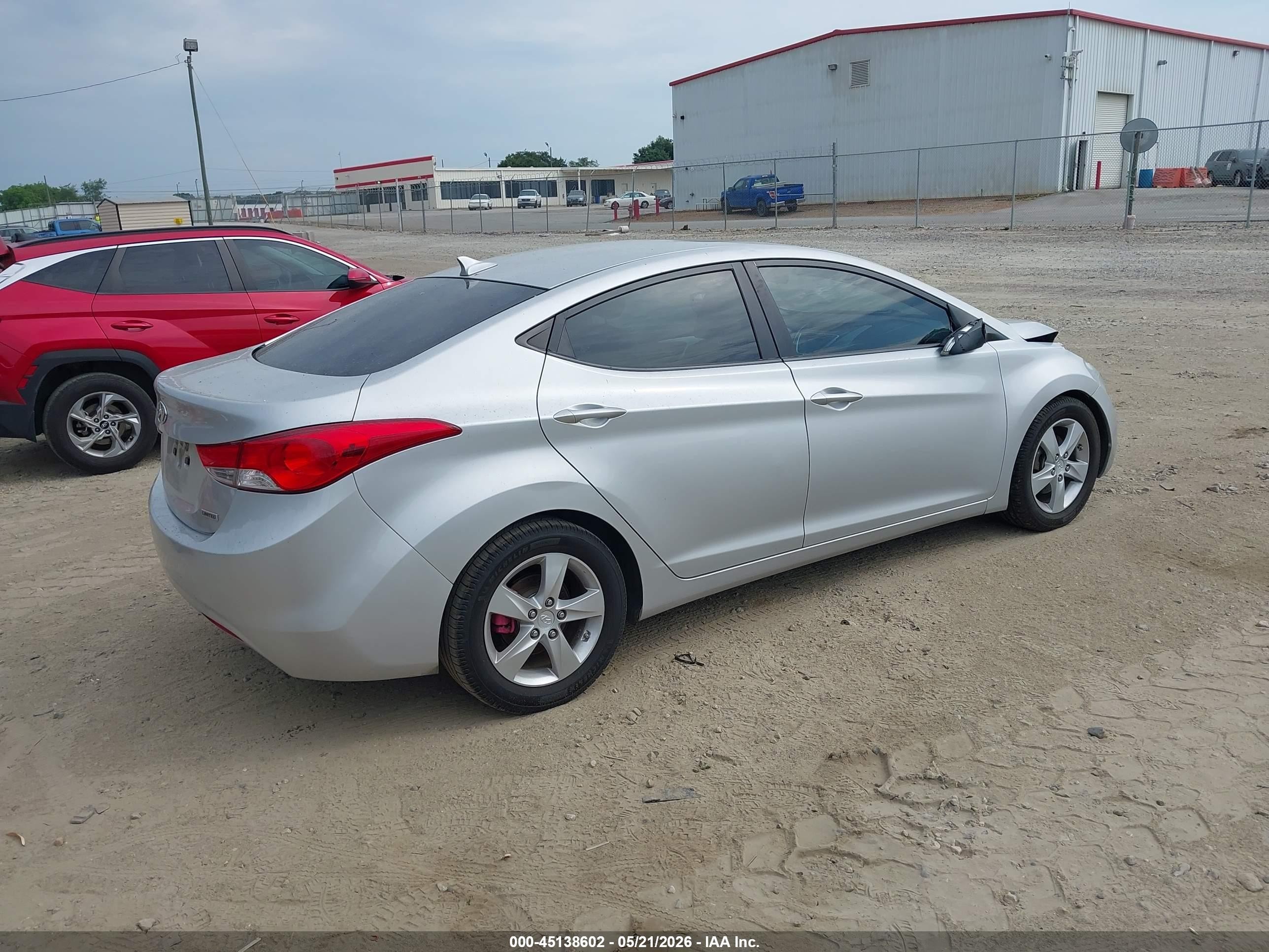 2012 Hyundai Elantra Limited (ulsan Plant) Silver vin: KMHDH4AE4CU305327