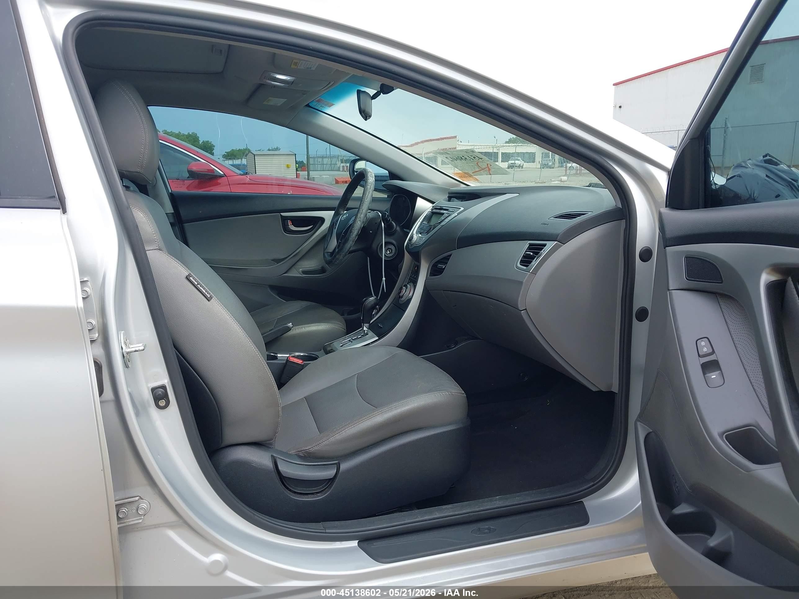 2012 Hyundai Elantra Limited (ulsan Plant) Silver vin: KMHDH4AE4CU305327