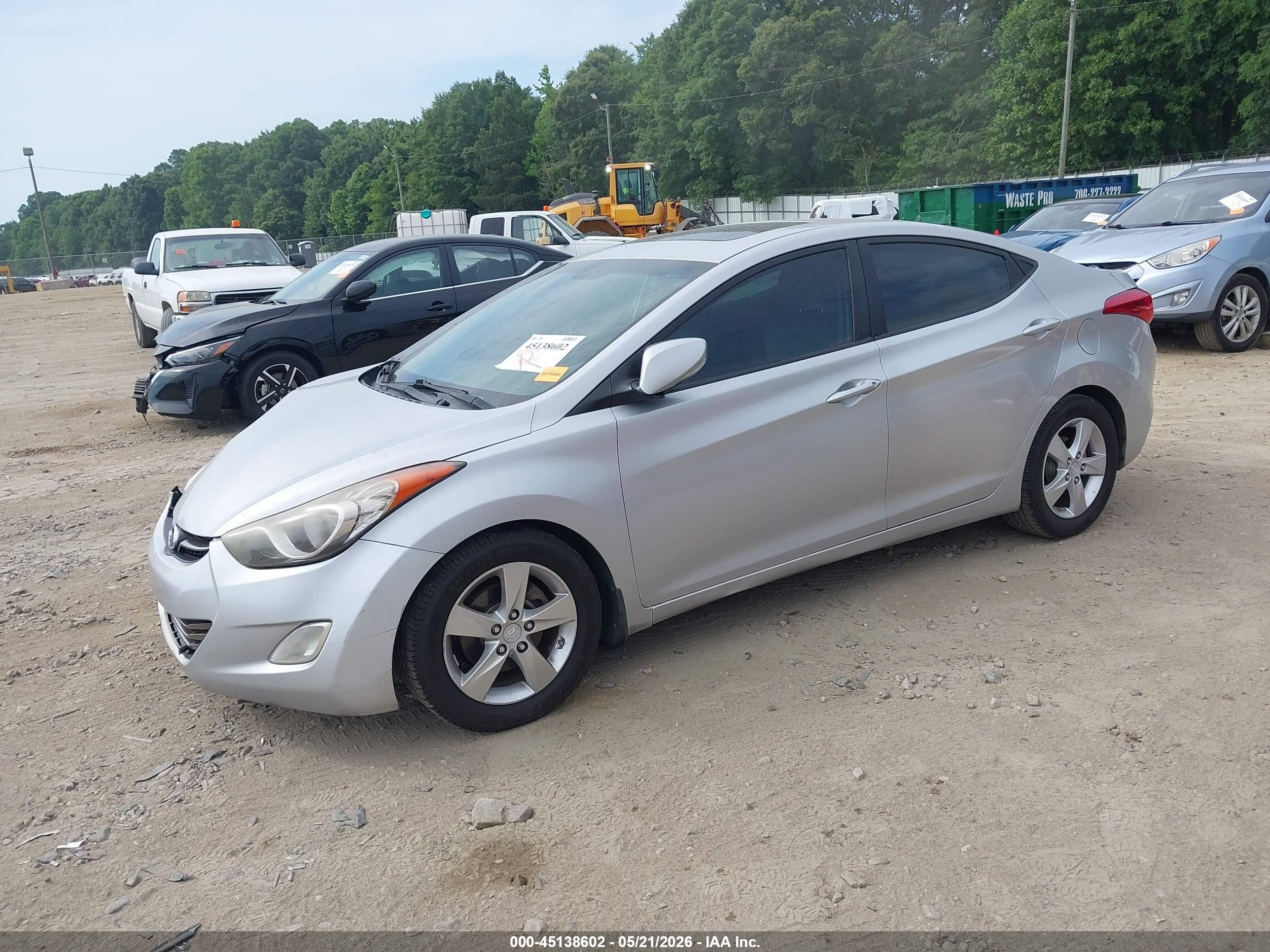 2012 Hyundai Elantra Limited (ulsan Plant) Silver vin: KMHDH4AE4CU305327