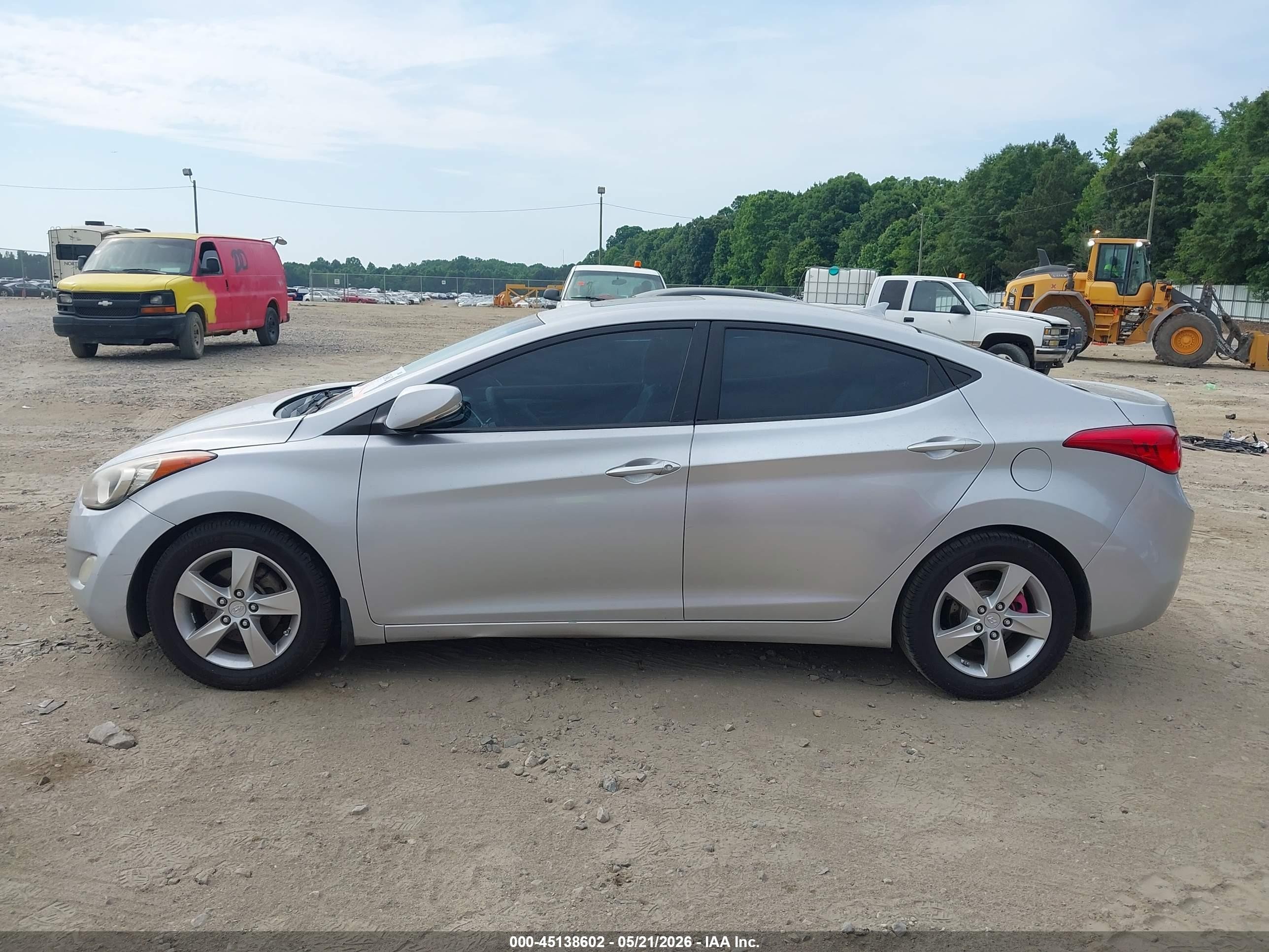 2012 Hyundai Elantra Limited (ulsan Plant) Silver vin: KMHDH4AE4CU305327