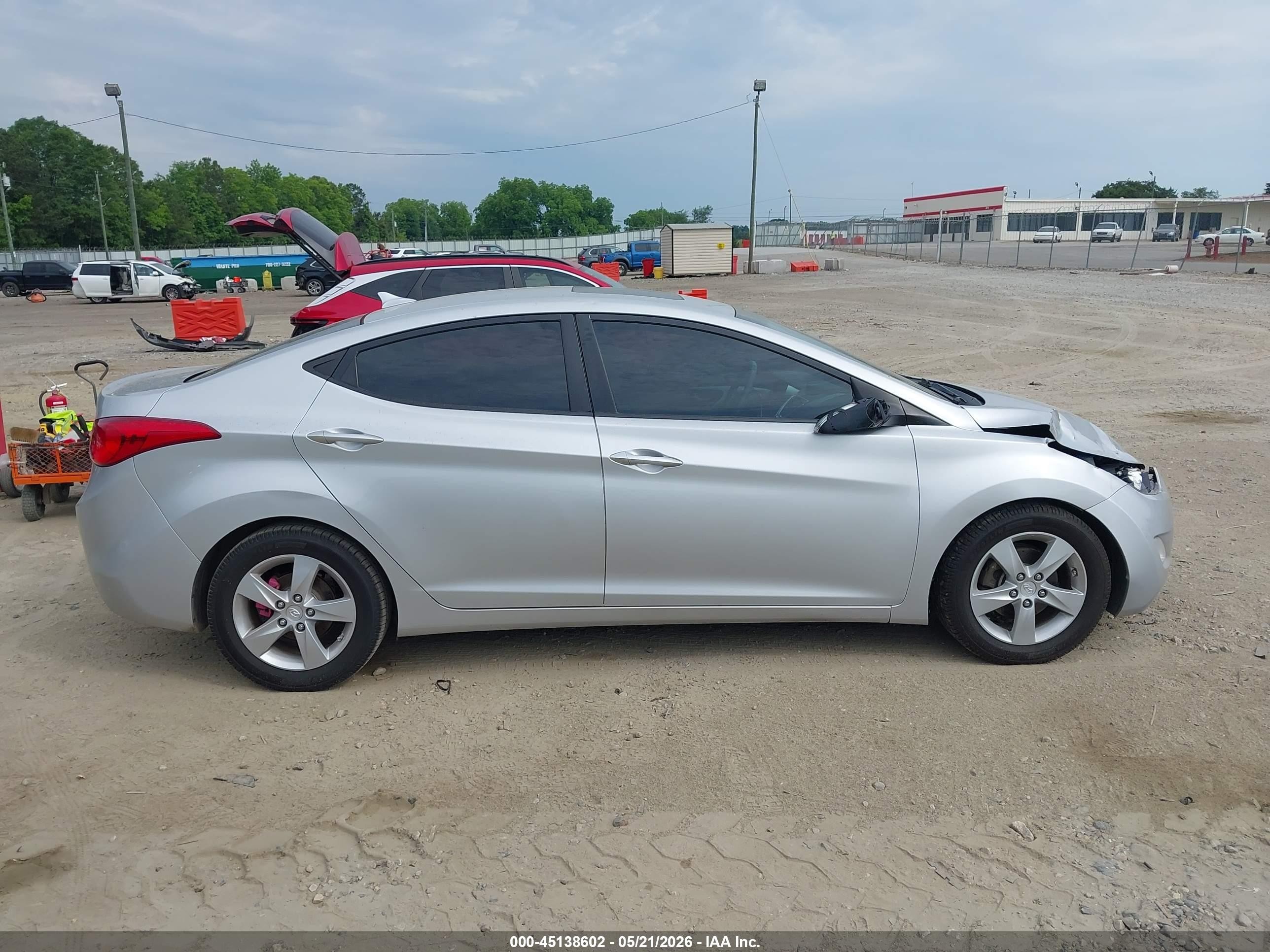 2012 Hyundai Elantra Limited (ulsan Plant) Silver vin: KMHDH4AE4CU305327