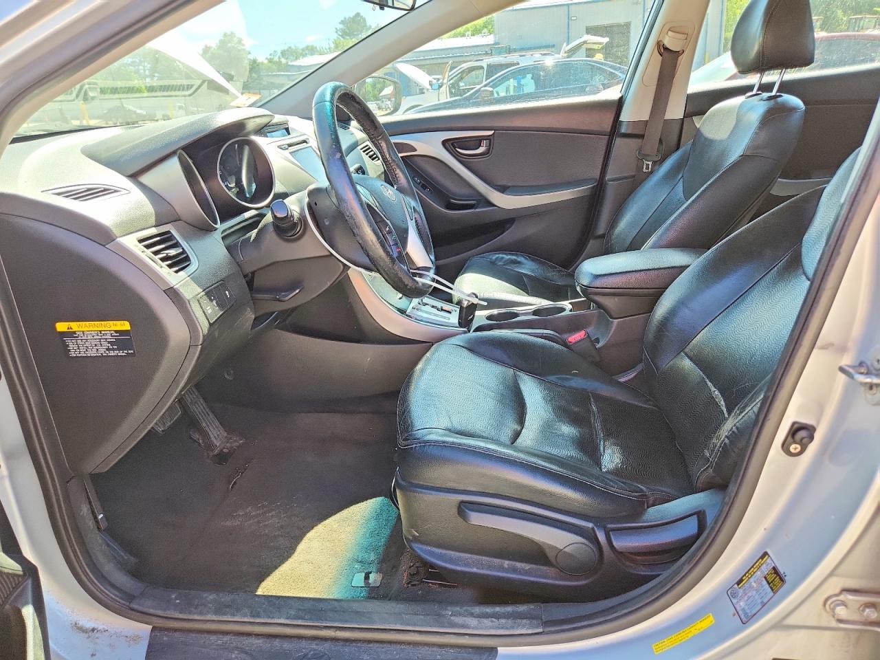 2012 Hyundai Elantra Limited Silver vin: KMHDH4AE4CU308390