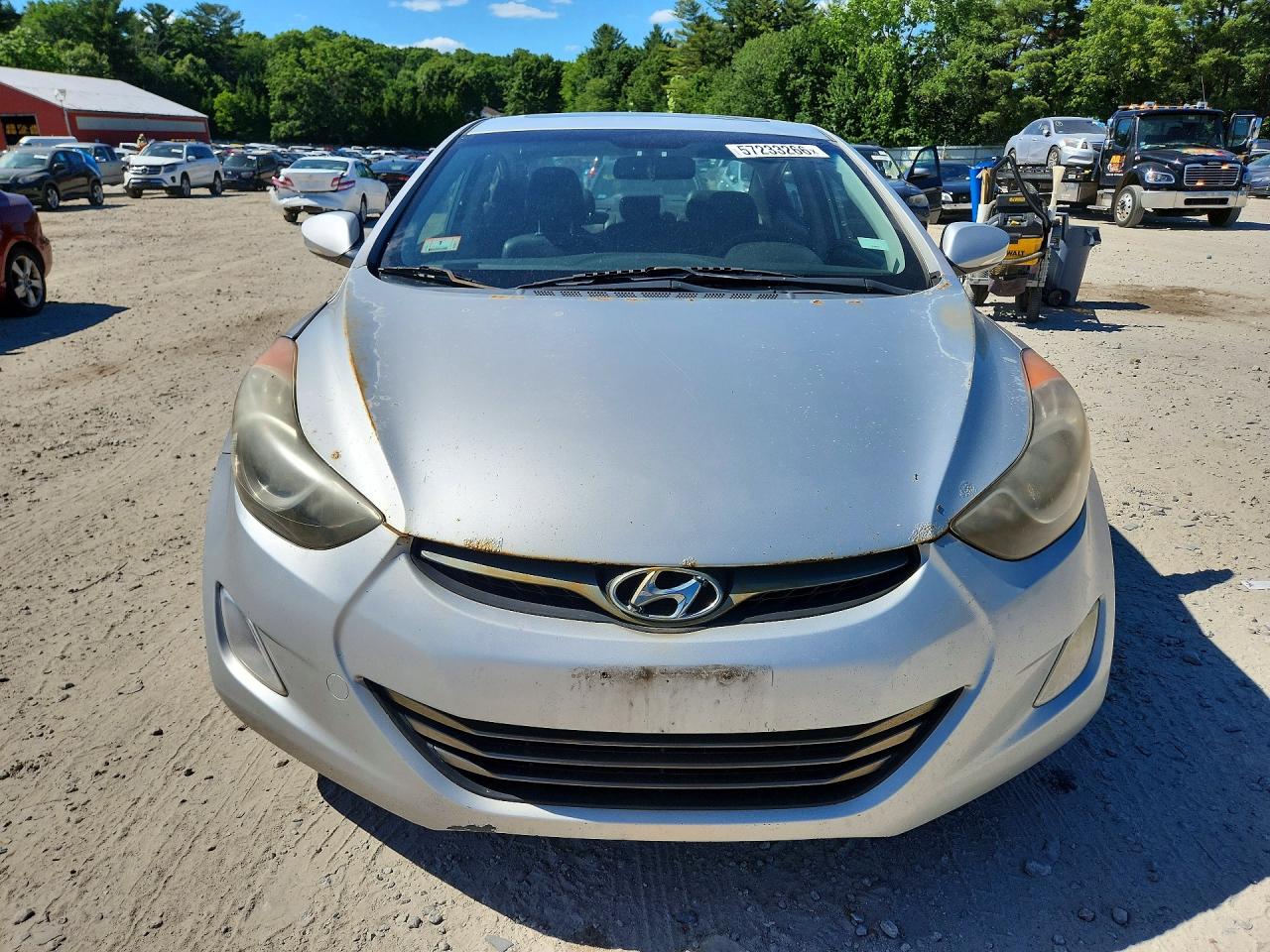 2012 Hyundai Elantra Limited Silver vin: KMHDH4AE4CU308390