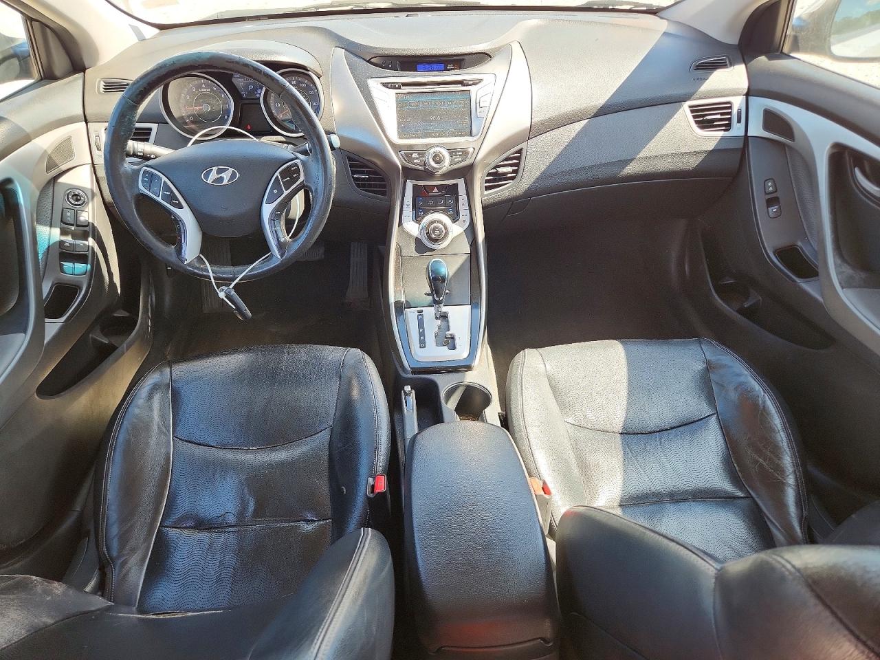 2012 Hyundai Elantra Limited Silver vin: KMHDH4AE4CU308390