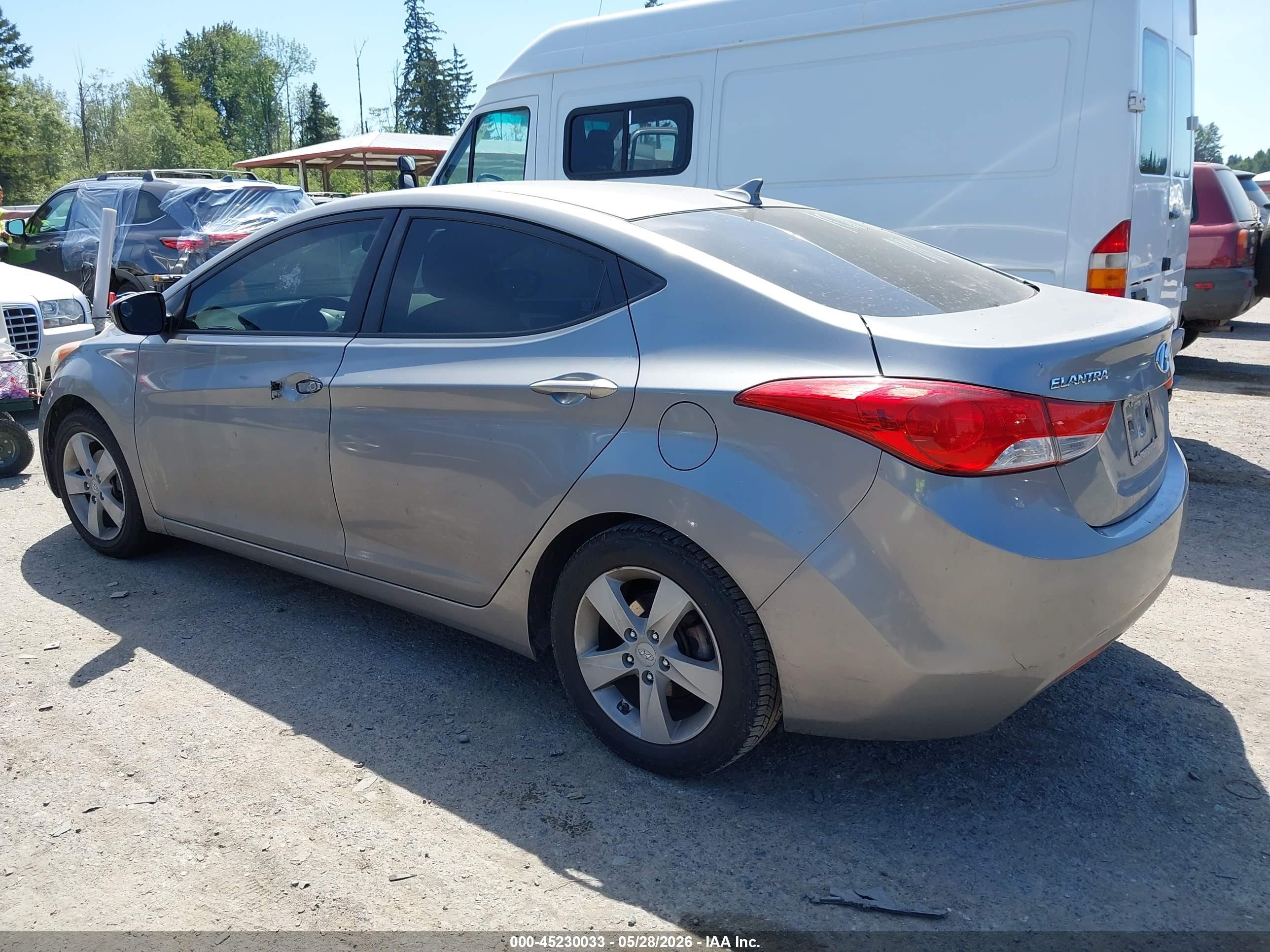 2012 Hyundai Elantra Gls (ulsan Plant) Silver vin: KMHDH4AE4CU308793