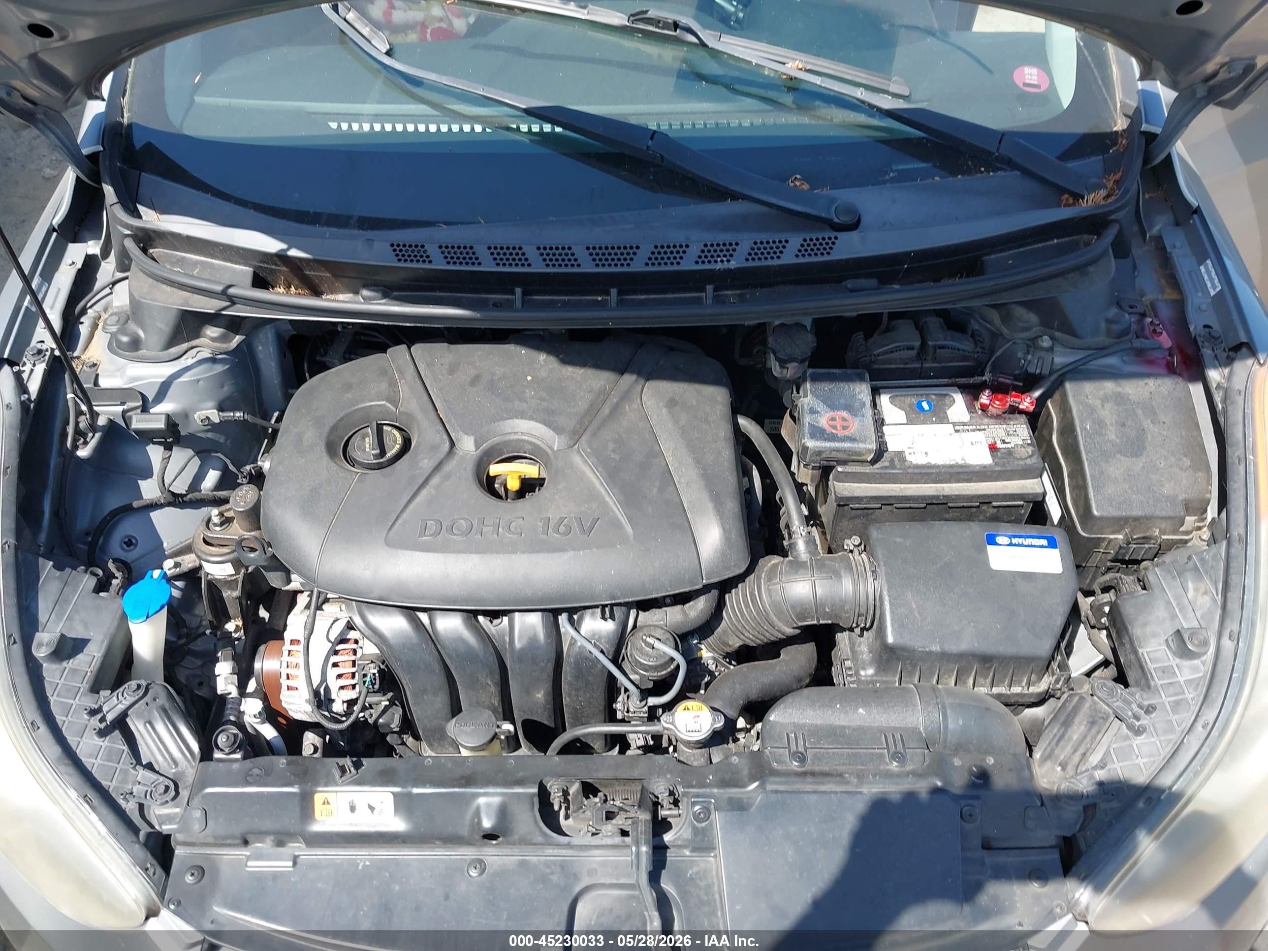 2012 Hyundai Elantra Gls (ulsan Plant) Silver vin: KMHDH4AE4CU308793