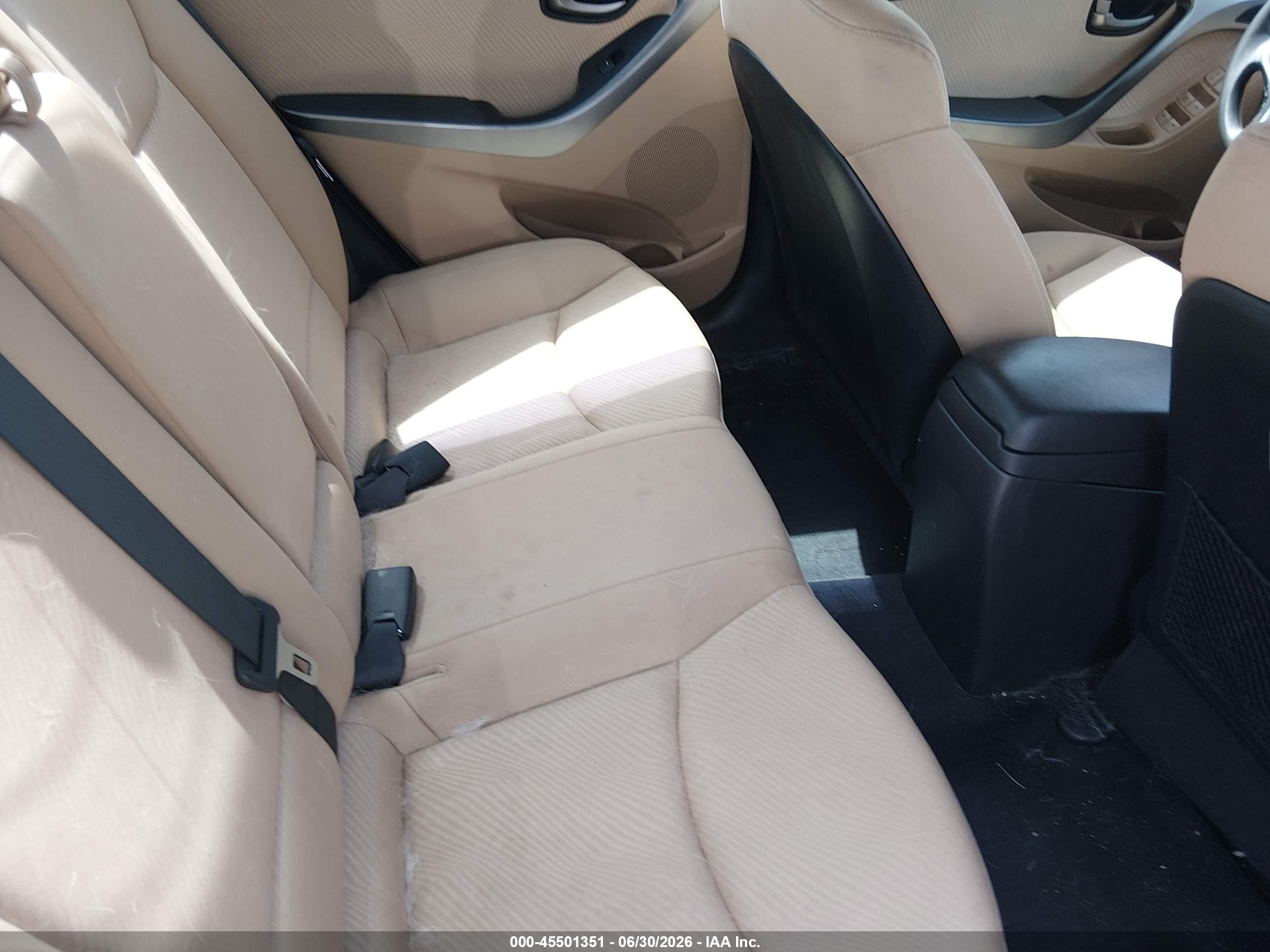 2012 Hyundai Elantra Gls (ulsan Plant) Blue vin: KMHDH4AE4CU311208