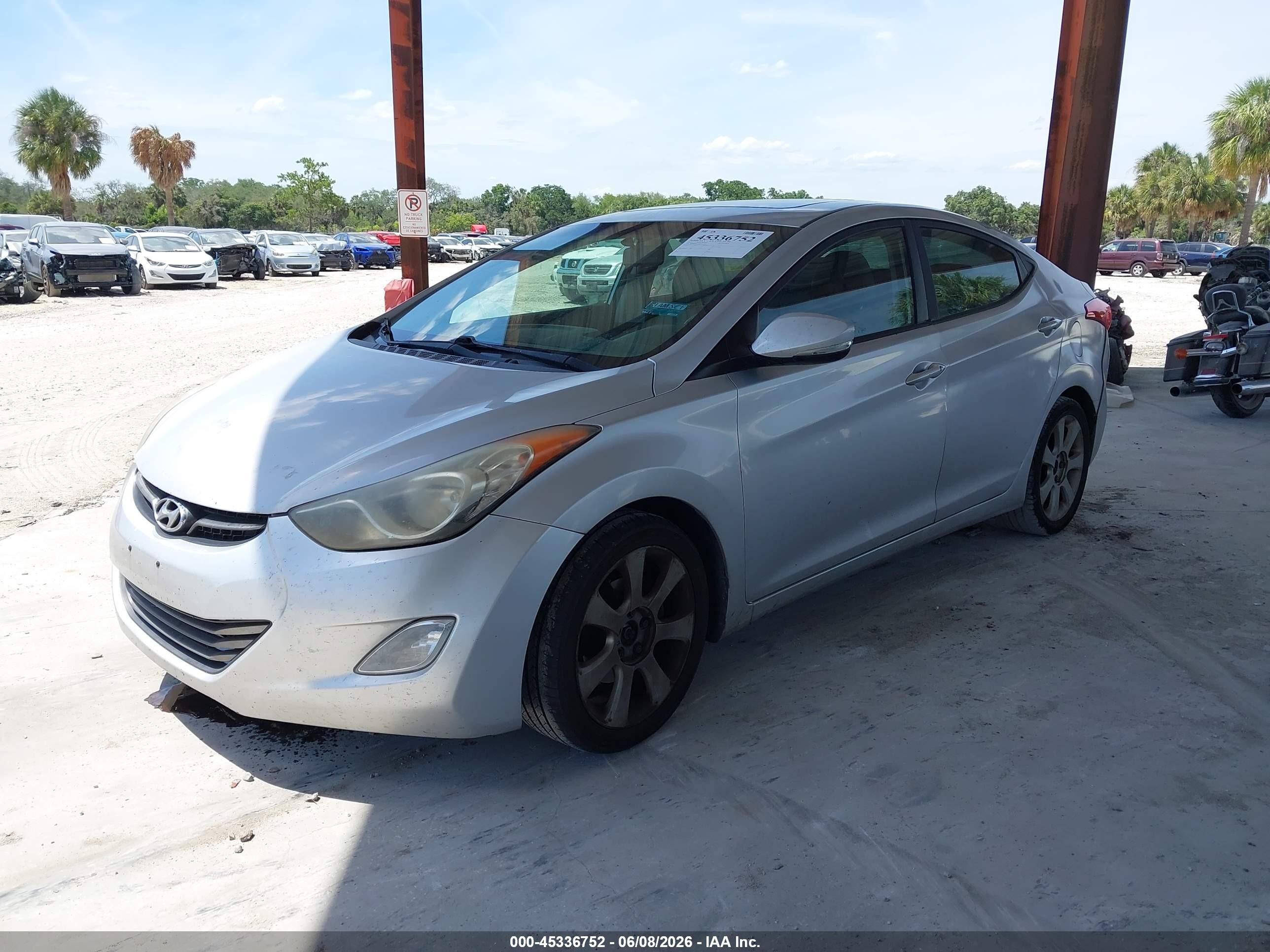 2012 Hyundai Elantra Limited (ulsan Plant) Silver vin: KMHDH4AE4CU313931