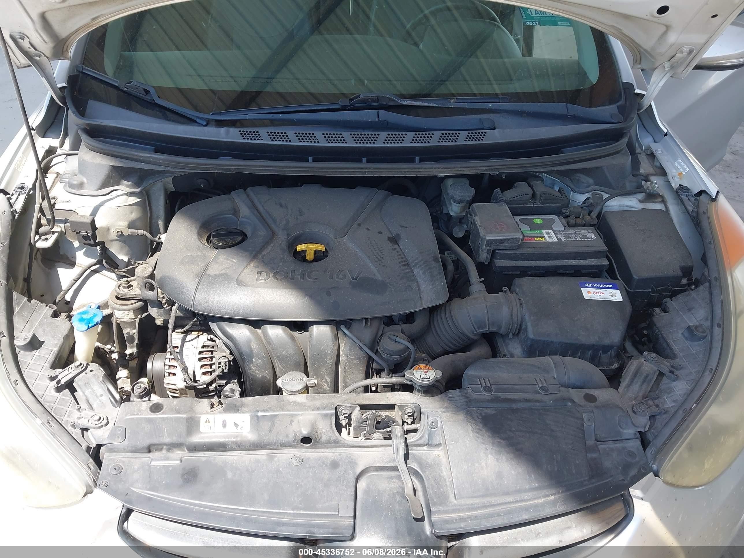 2012 Hyundai Elantra Limited (ulsan Plant) Silver vin: KMHDH4AE4CU313931