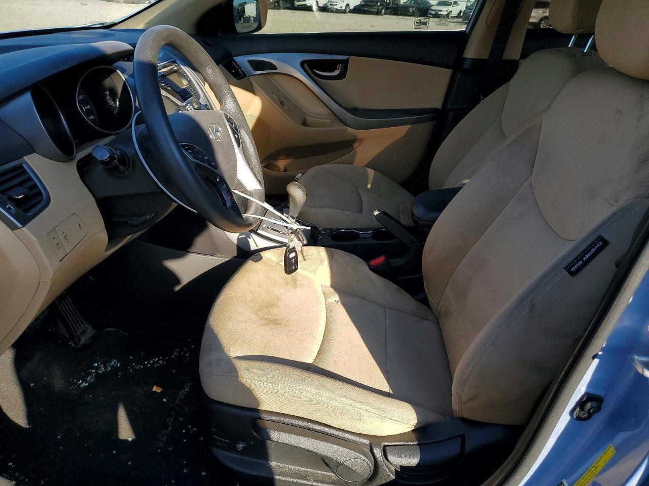 2012 Hyundai Elantra Gls Blue vin: KMHDH4AE4CU314710