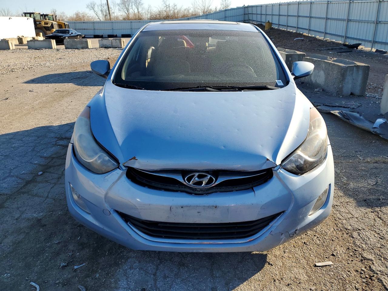 2012 Hyundai Elantra Gls Blue vin: KMHDH4AE4CU314710
