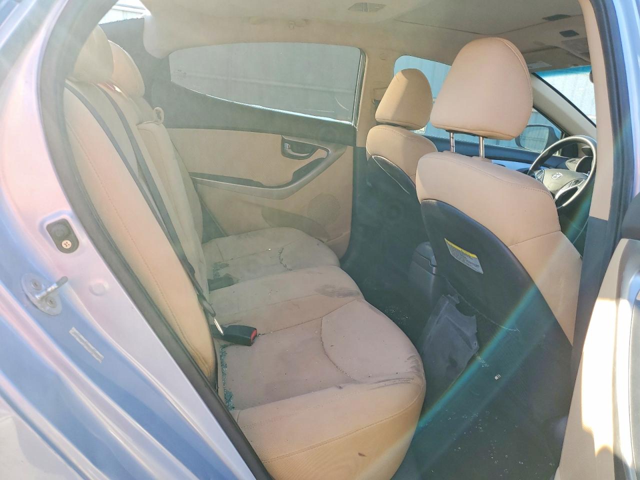 2012 Hyundai Elantra Gls Blue vin: KMHDH4AE4CU314710