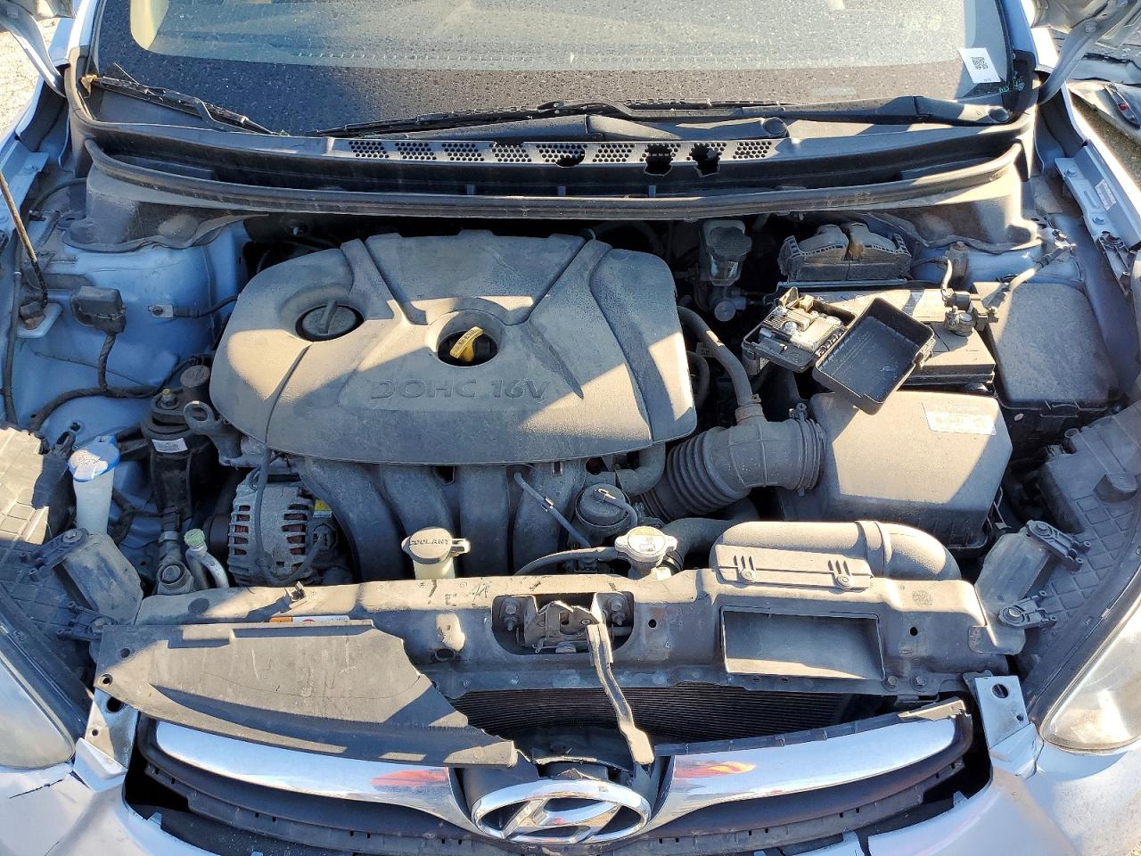 2012 Hyundai Elantra Gls Blue vin: KMHDH4AE4CU314710