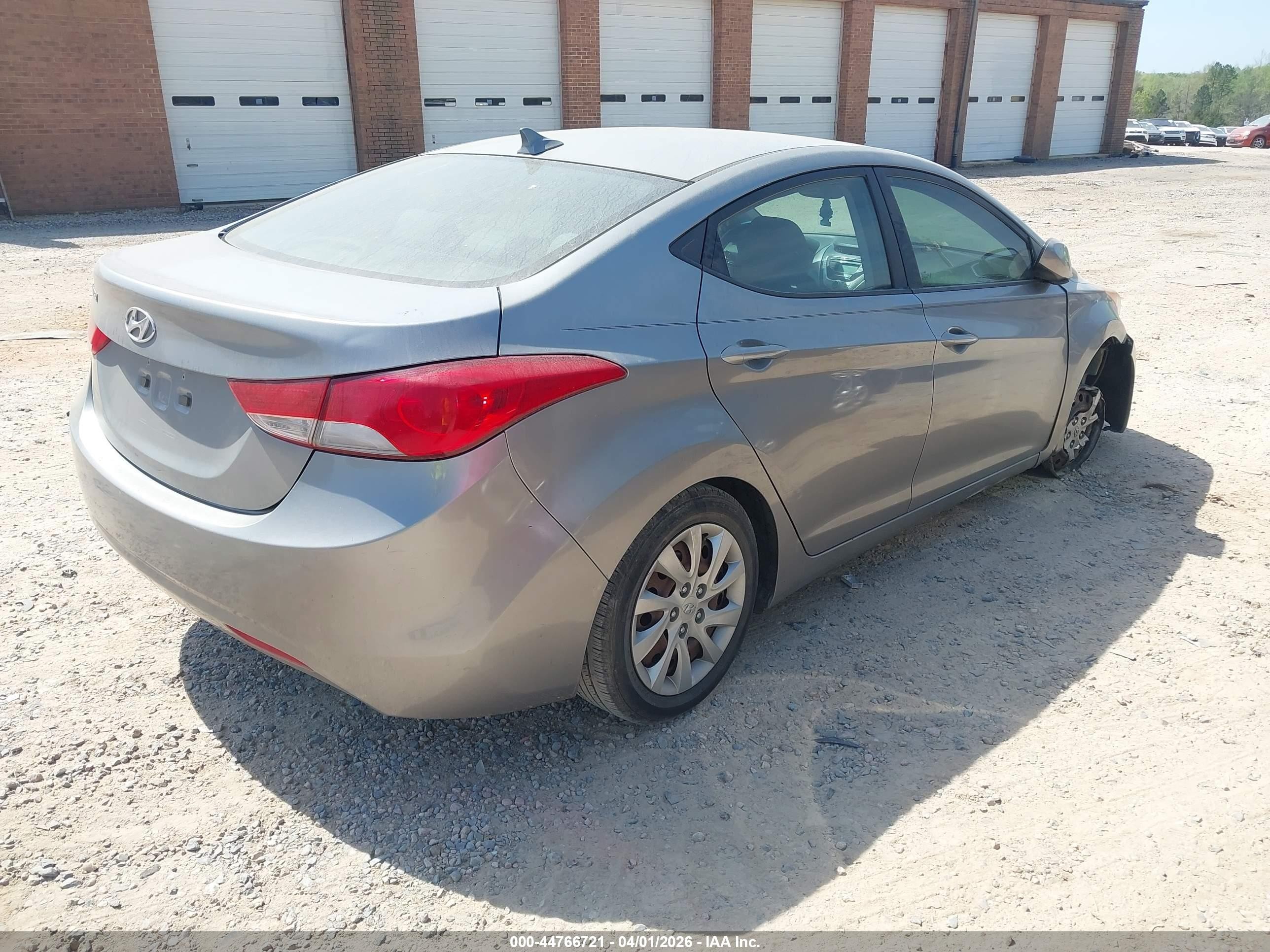 2012 Hyundai Elantra Gls (ulsan Plant) Silver vin: KMHDH4AE4CU318577
