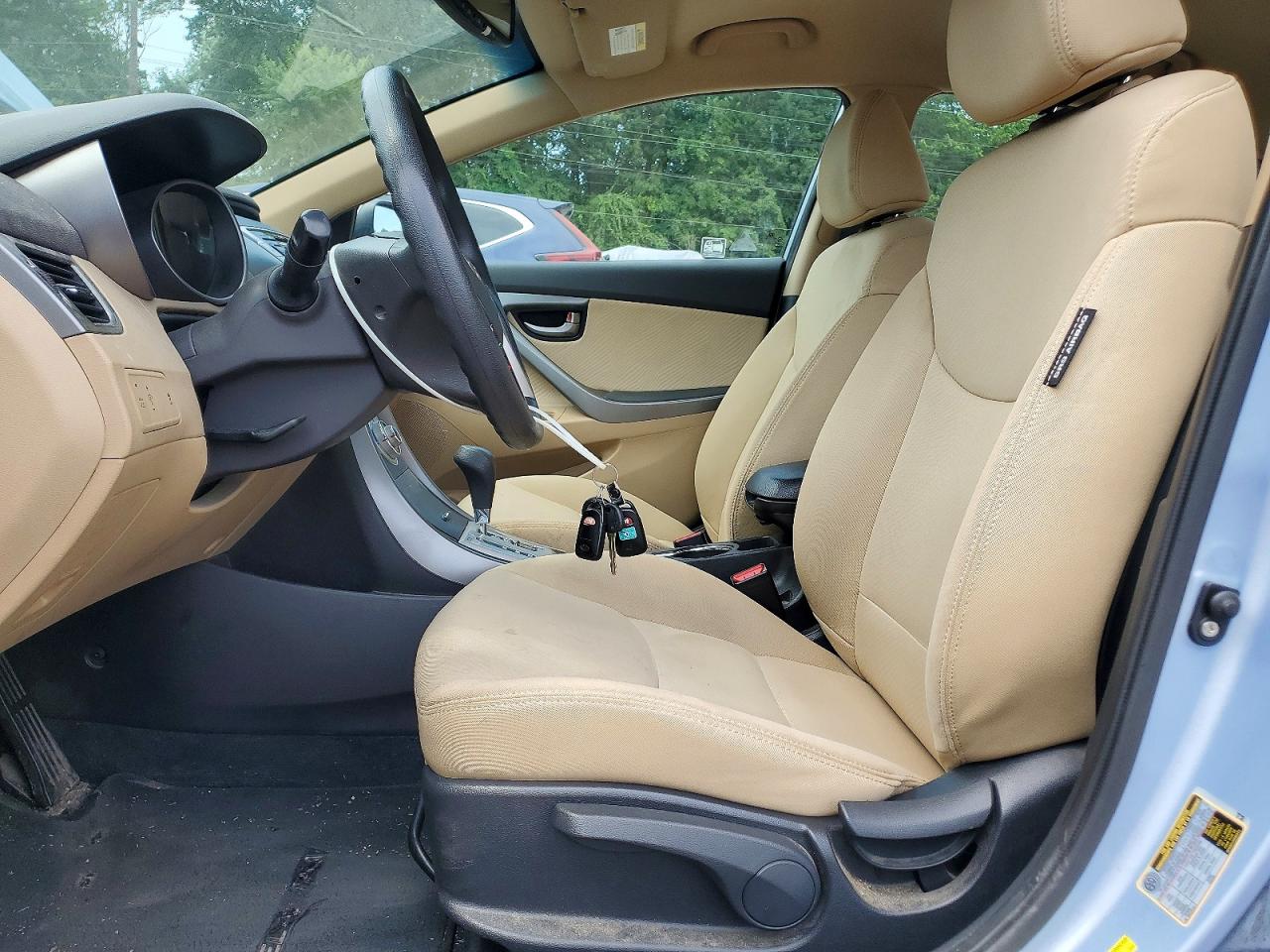 2012 Hyundai Elantra Gls Blue vin: KMHDH4AE4CU321897