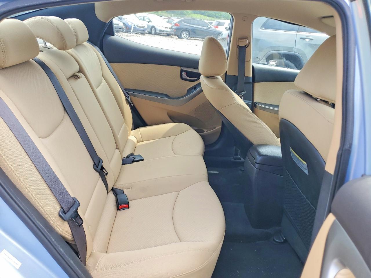 2012 Hyundai Elantra Gls Blue vin: KMHDH4AE4CU321897