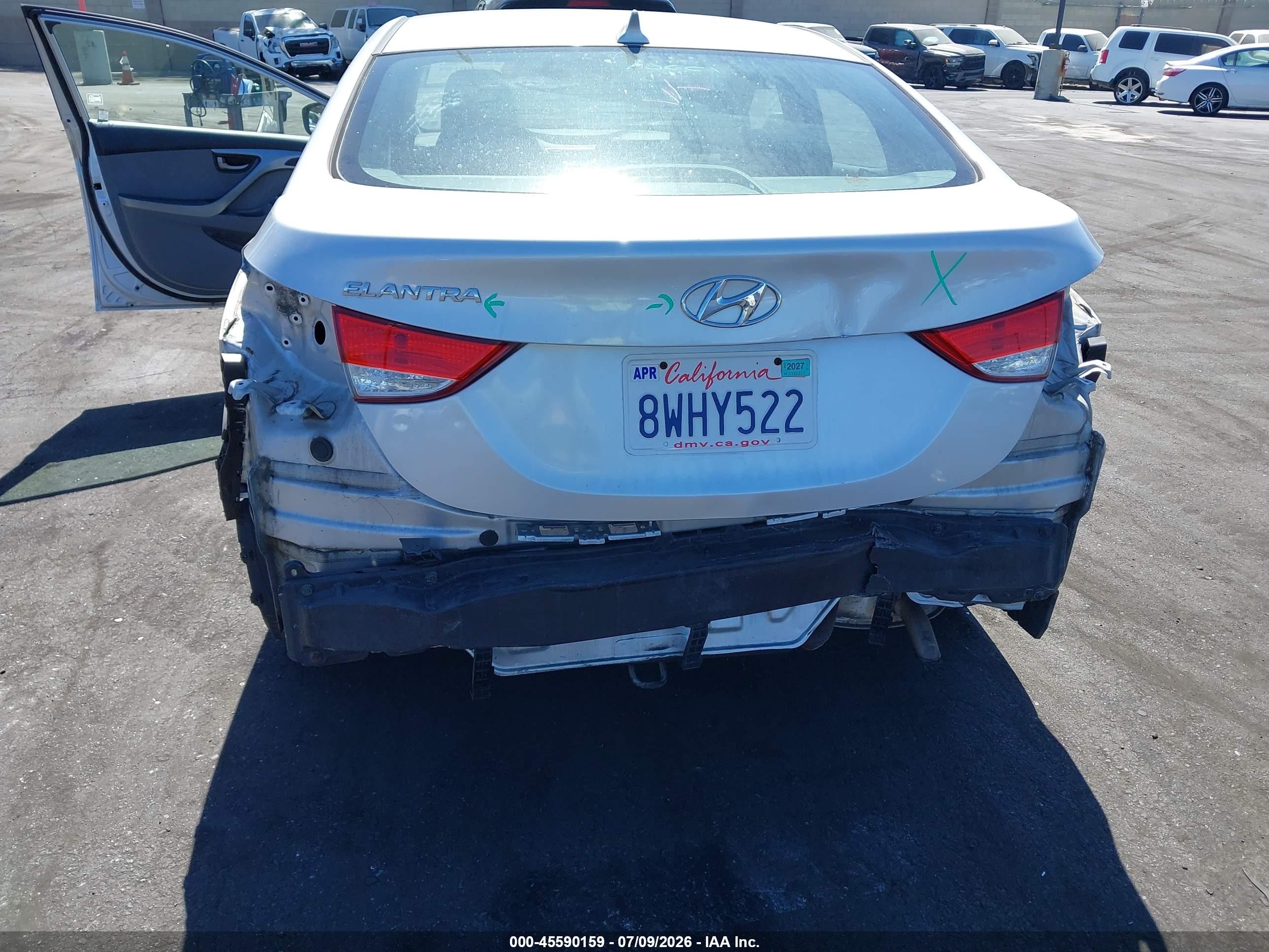 2012 Hyundai Elantra Gls (ulsan Plant) Silver vin: KMHDH4AE4CU330163