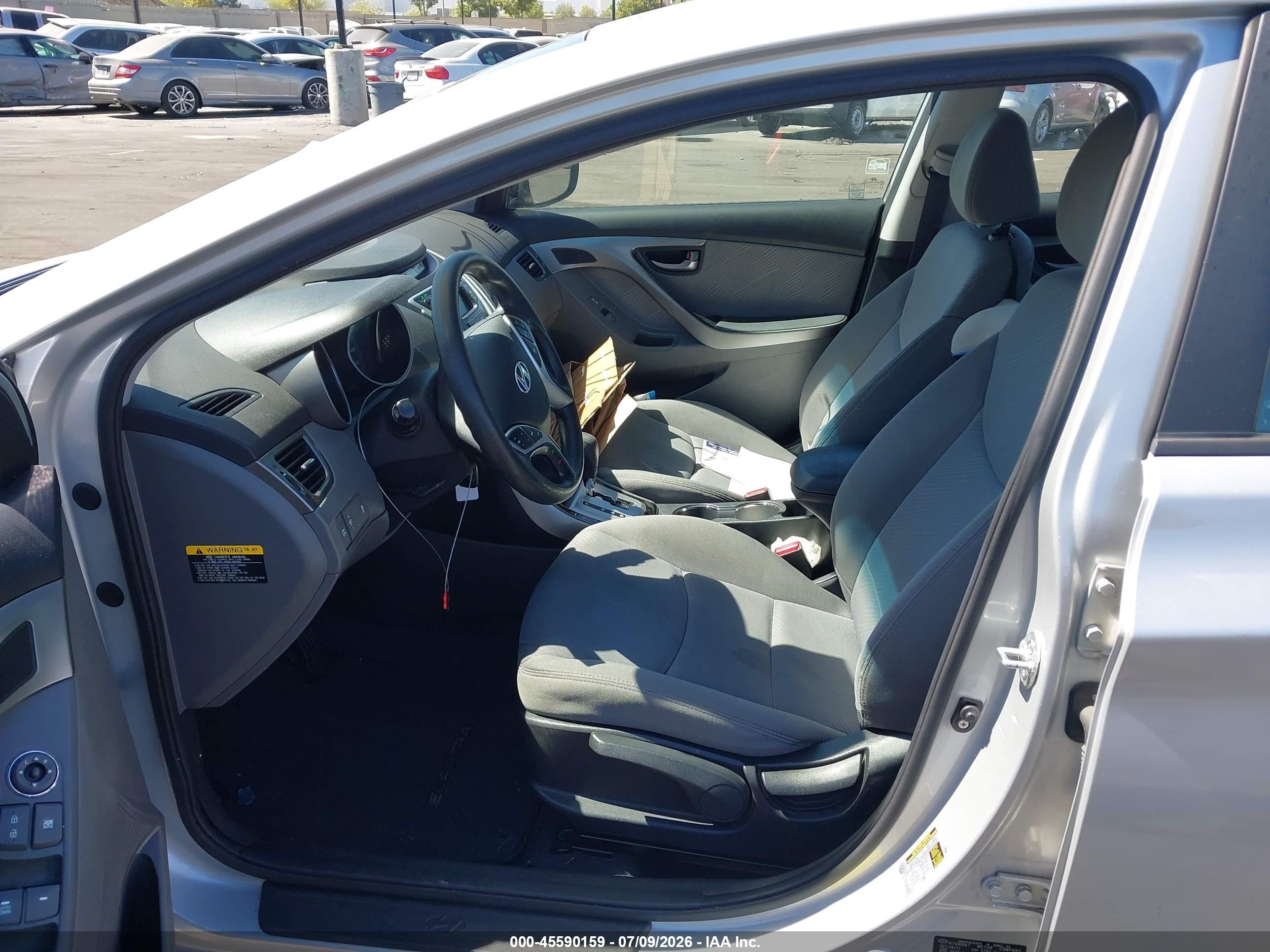 2012 Hyundai Elantra Gls (ulsan Plant) Silver vin: KMHDH4AE4CU330163