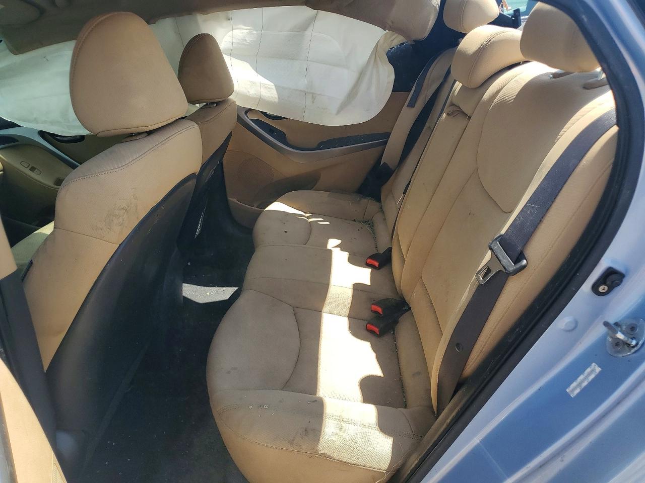 2012 Hyundai Elantra Gls Blue vin: KMHDH4AE4CU330289